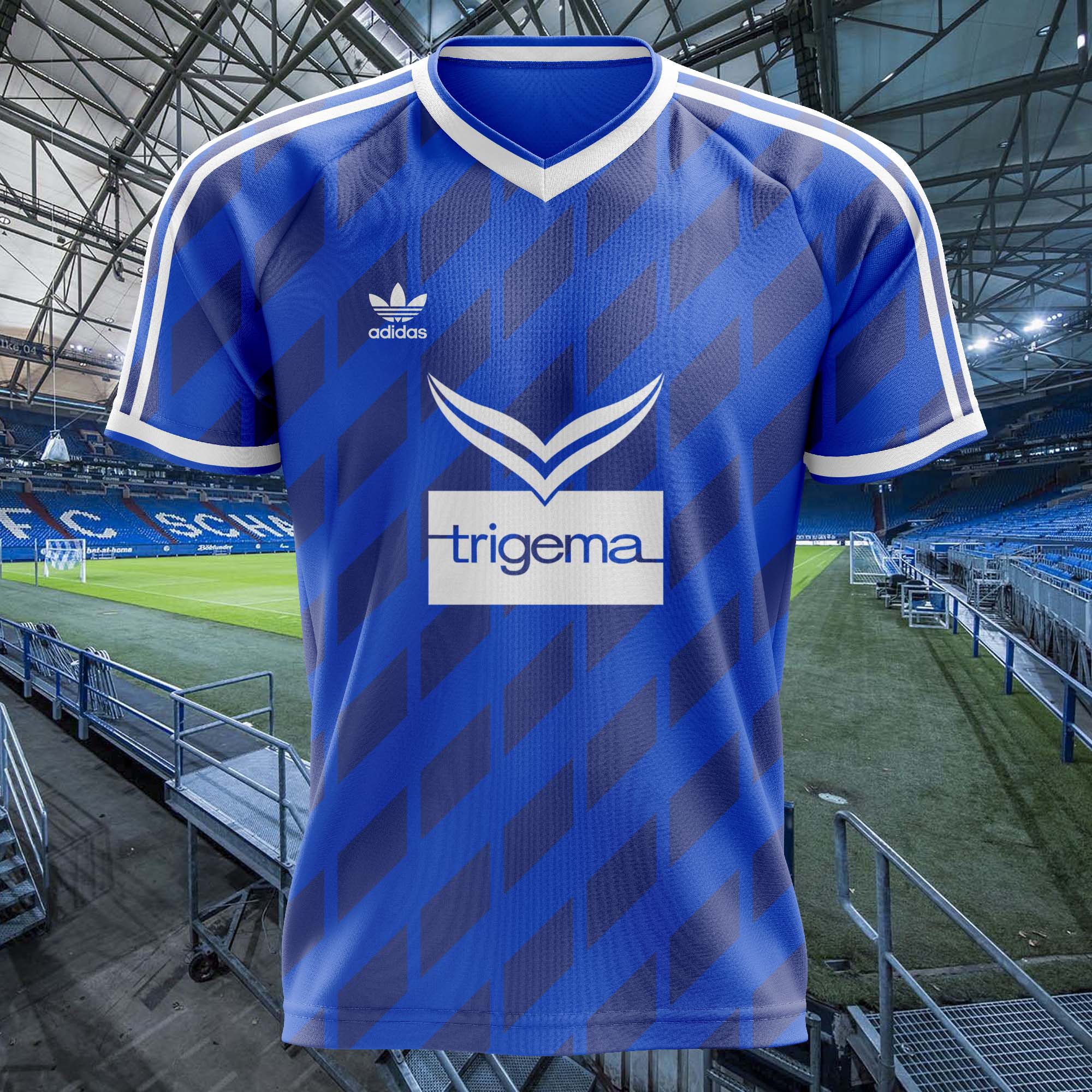 Schalke 04 1986-87 Home Kit Retro Shirt PT62467