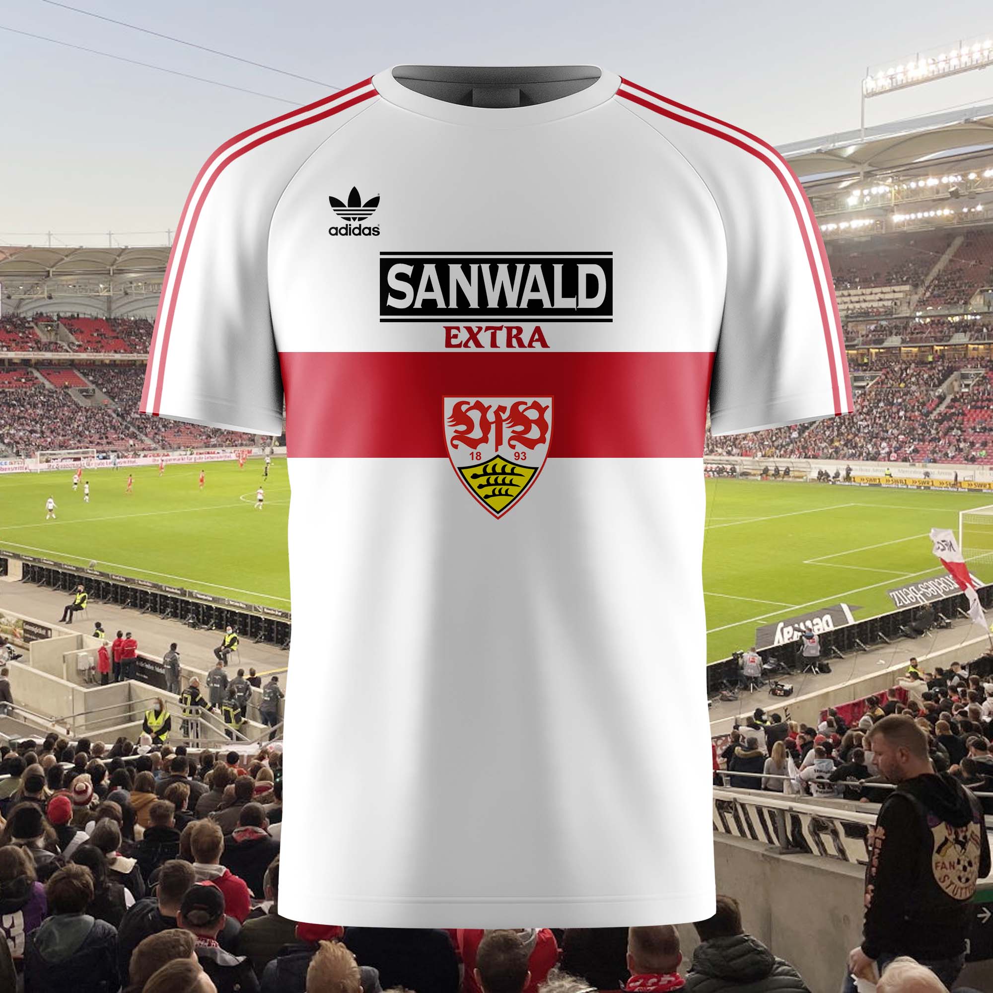 VfB Stuttgart 1986-87 Home Kit Retro Shirt PT62468