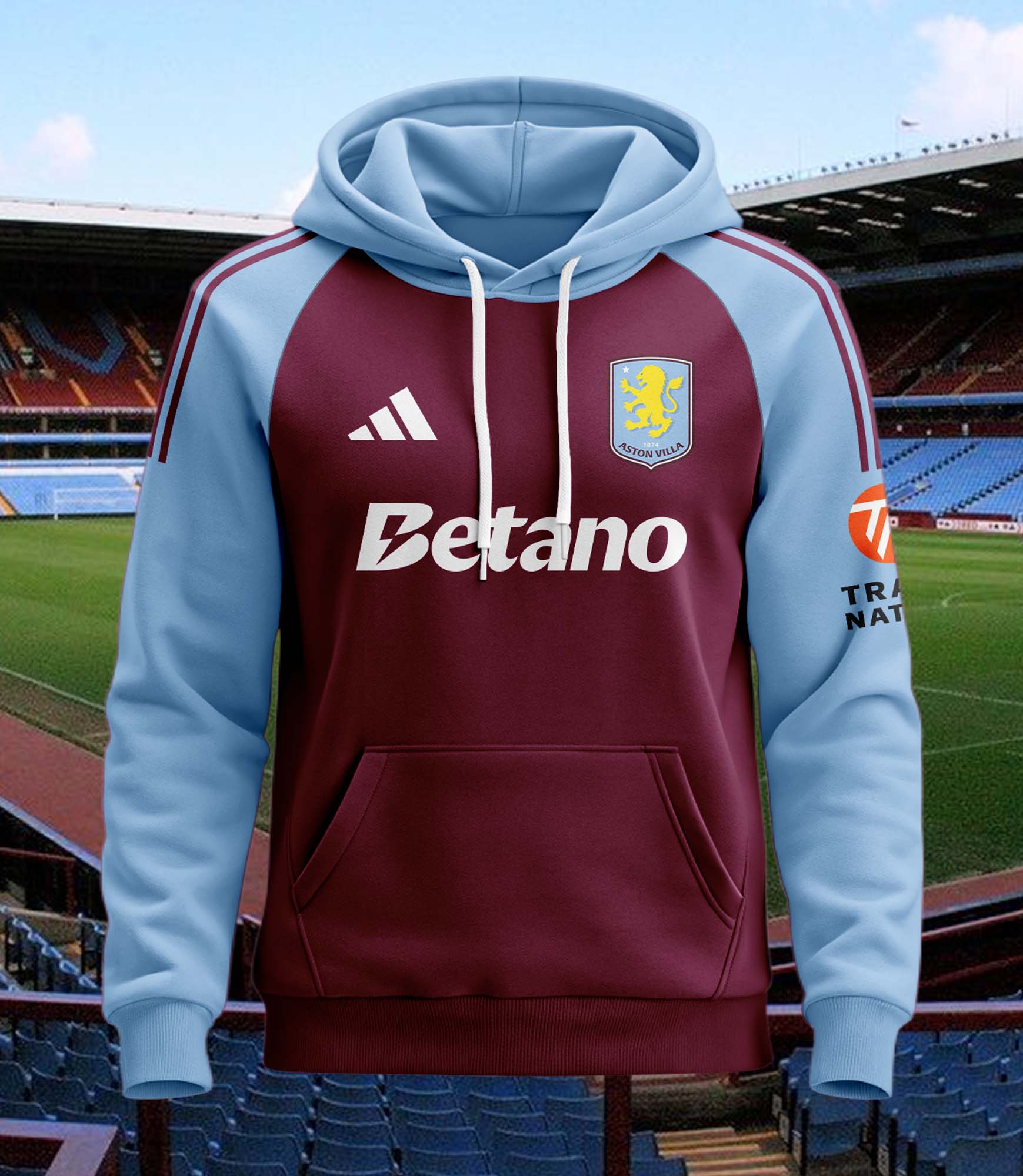 Aston Villa 2024-25 Home Kit Hoodie PT62479