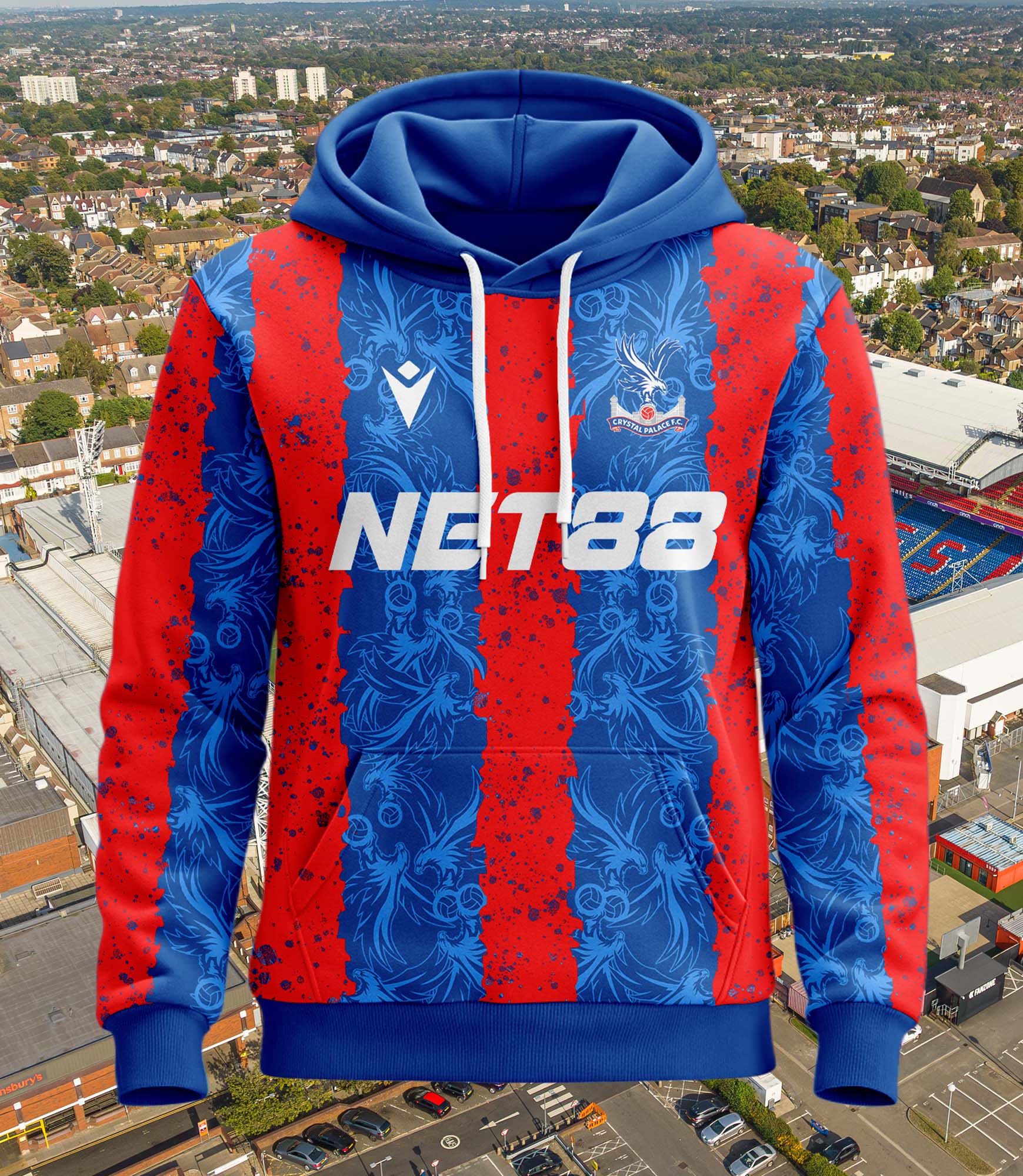 Crystal Palace 2024-25 Home Kit Hoodie PT62483