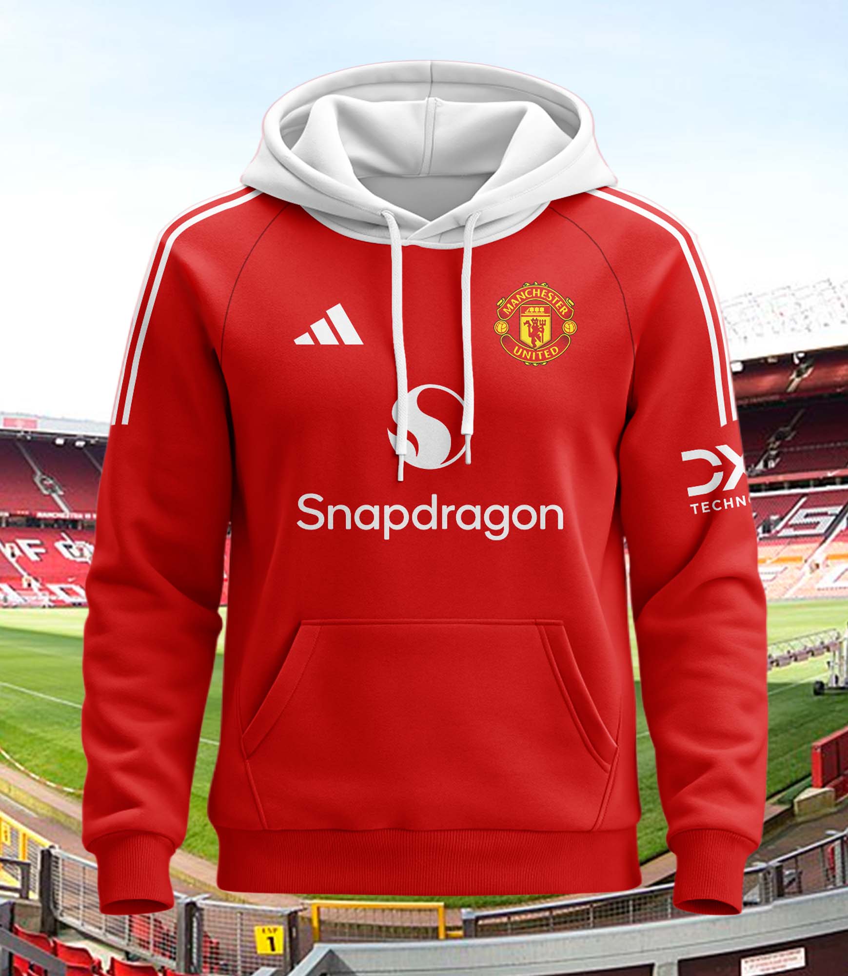 Manchester United 2024-25 Home Kit Hoodie PT62490