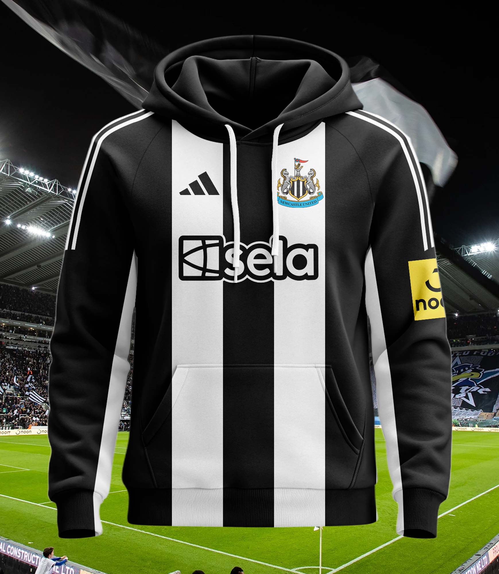 Newcastle United 2024-25 Home Kit Hoodie PT62491