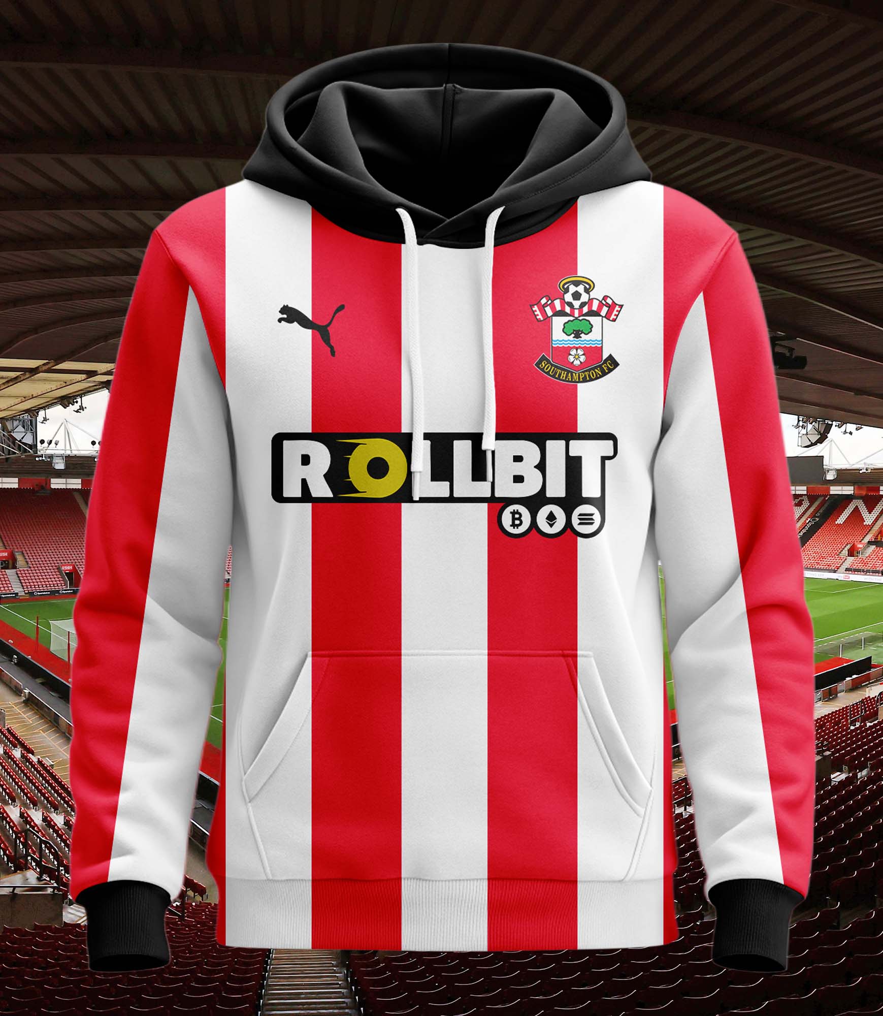 Southampton FC 2024-25 Home Kit Hoodie PT62493