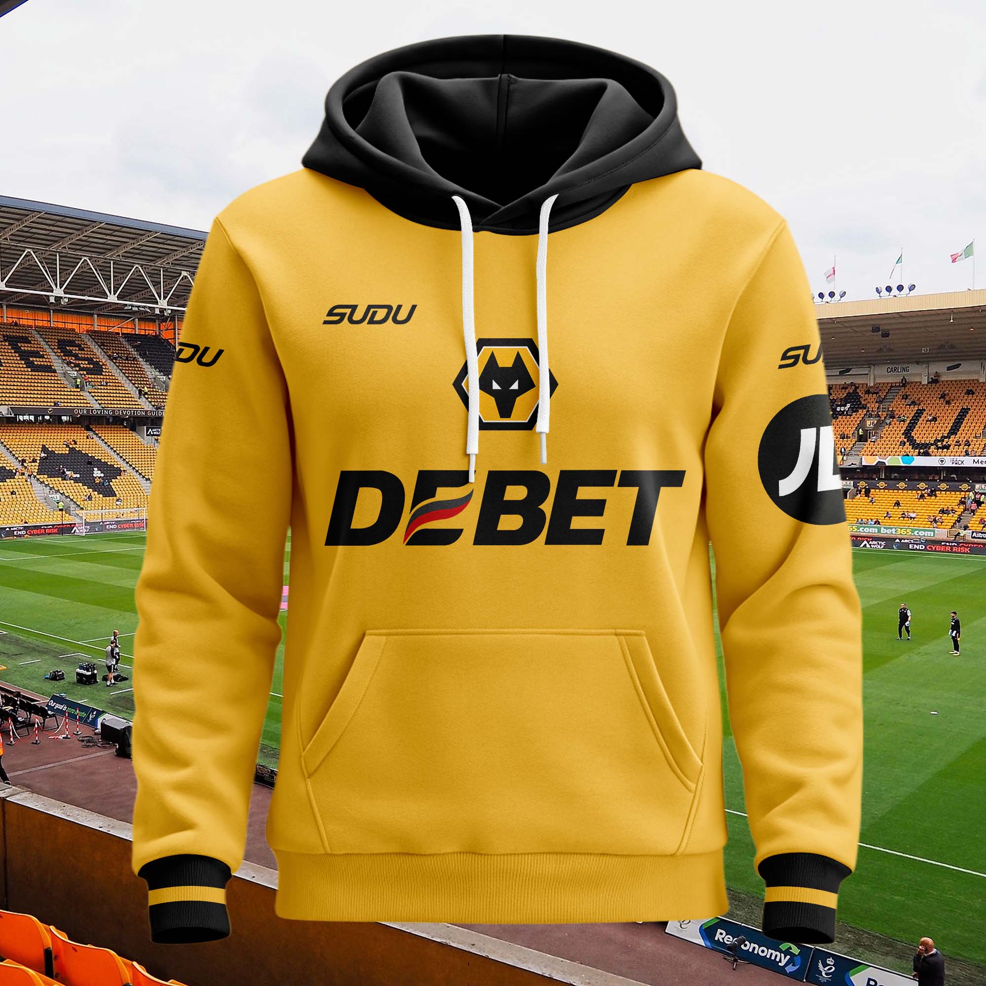 Wolverhampton Wanderers 2024-25 Home Kit Hoodie PT62496