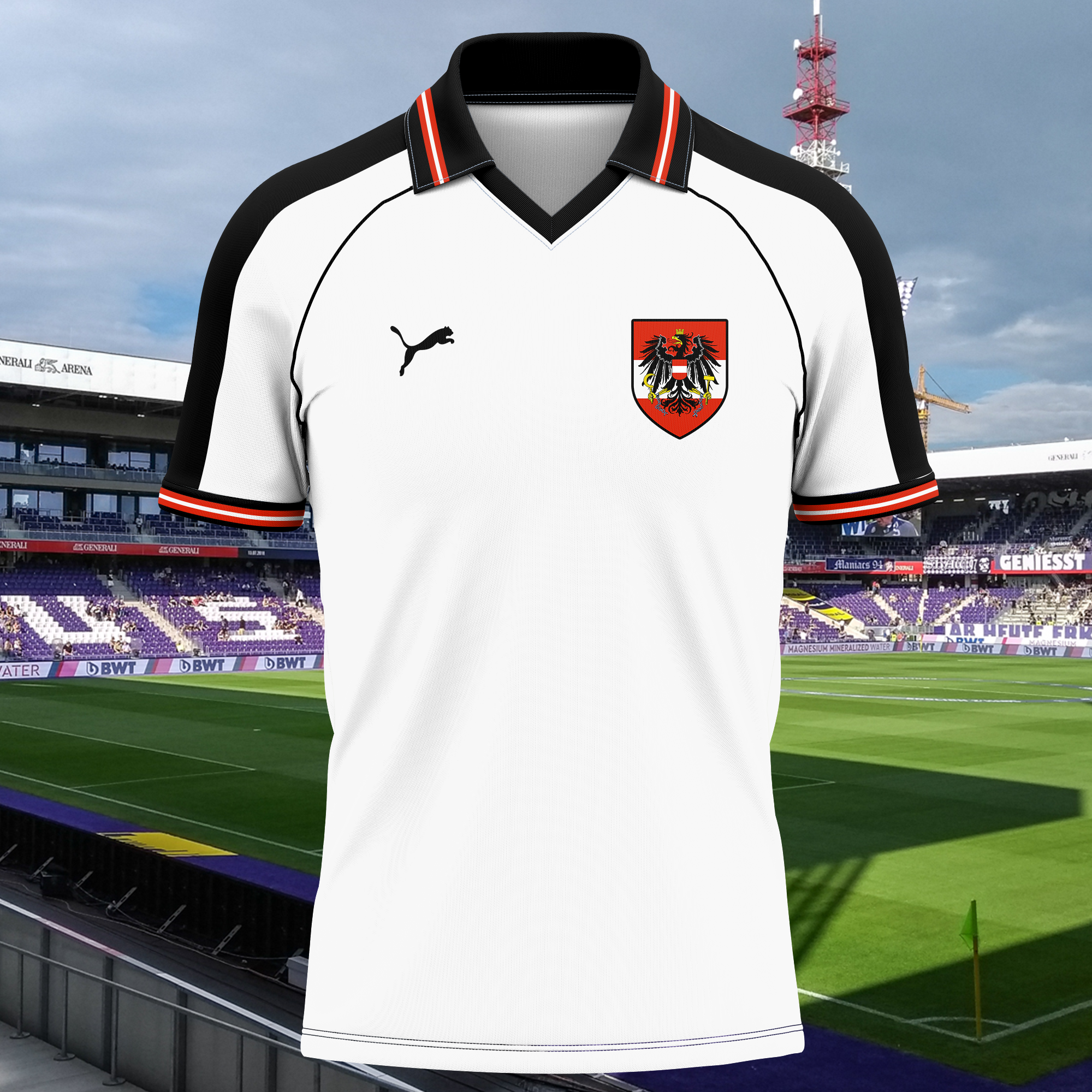Austria 1982 Home Kit Retro Shirt PT62546