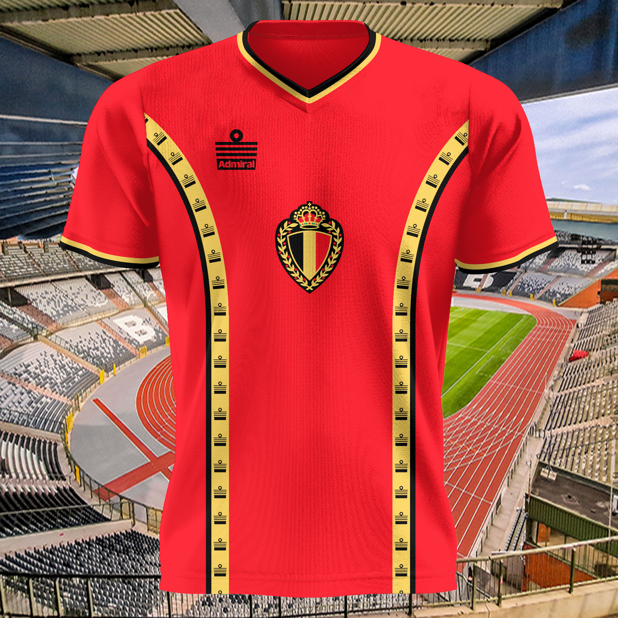 Belgium 1982 Home Kit Retro Shirt PT62547