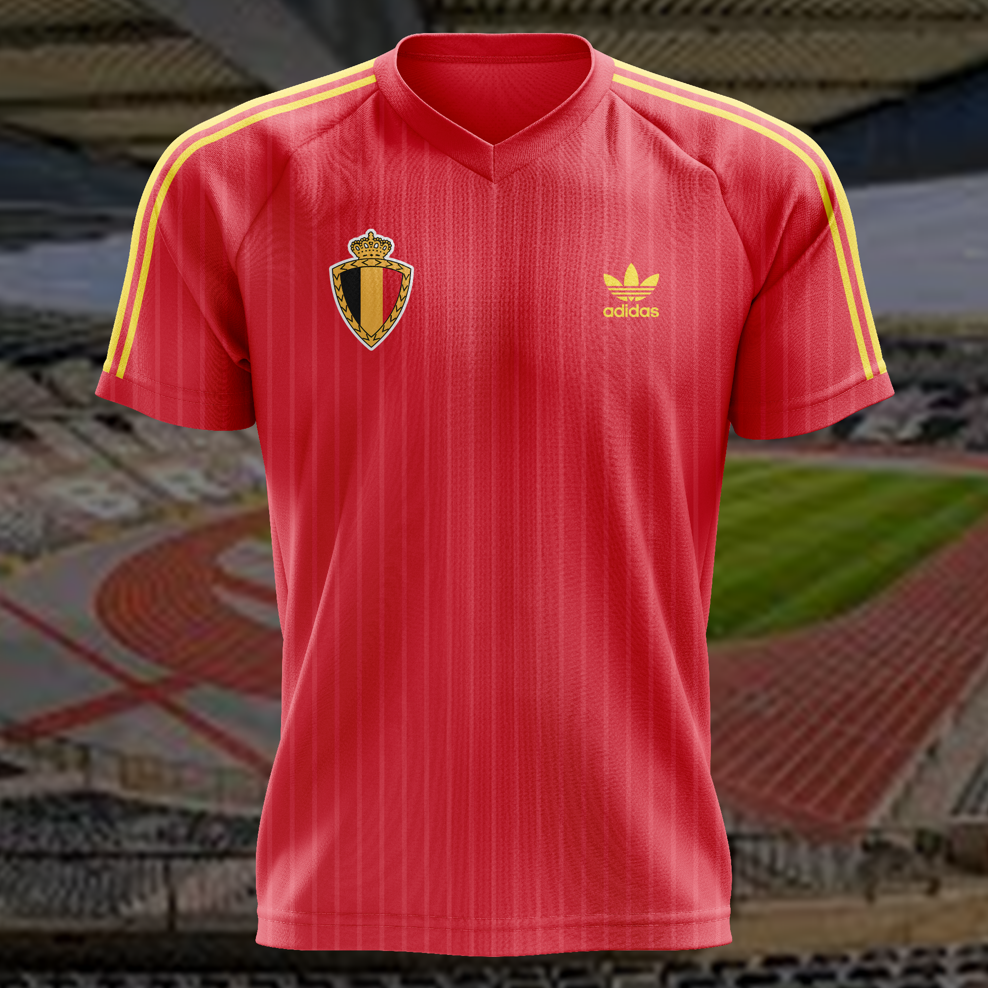Belgium 1990 Home Kit Retro Shirt PT62521
