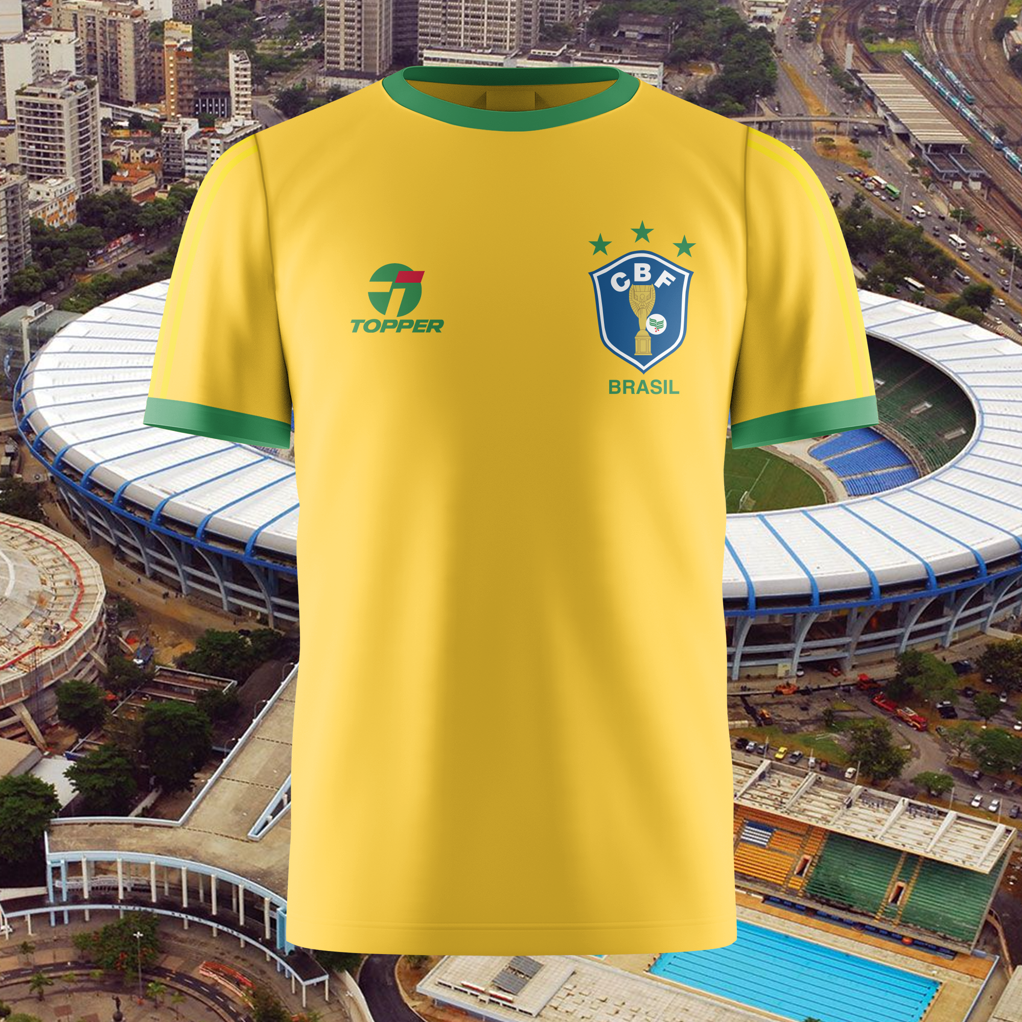 Brazil 1982 Home Kit Retro Shirt PT62548