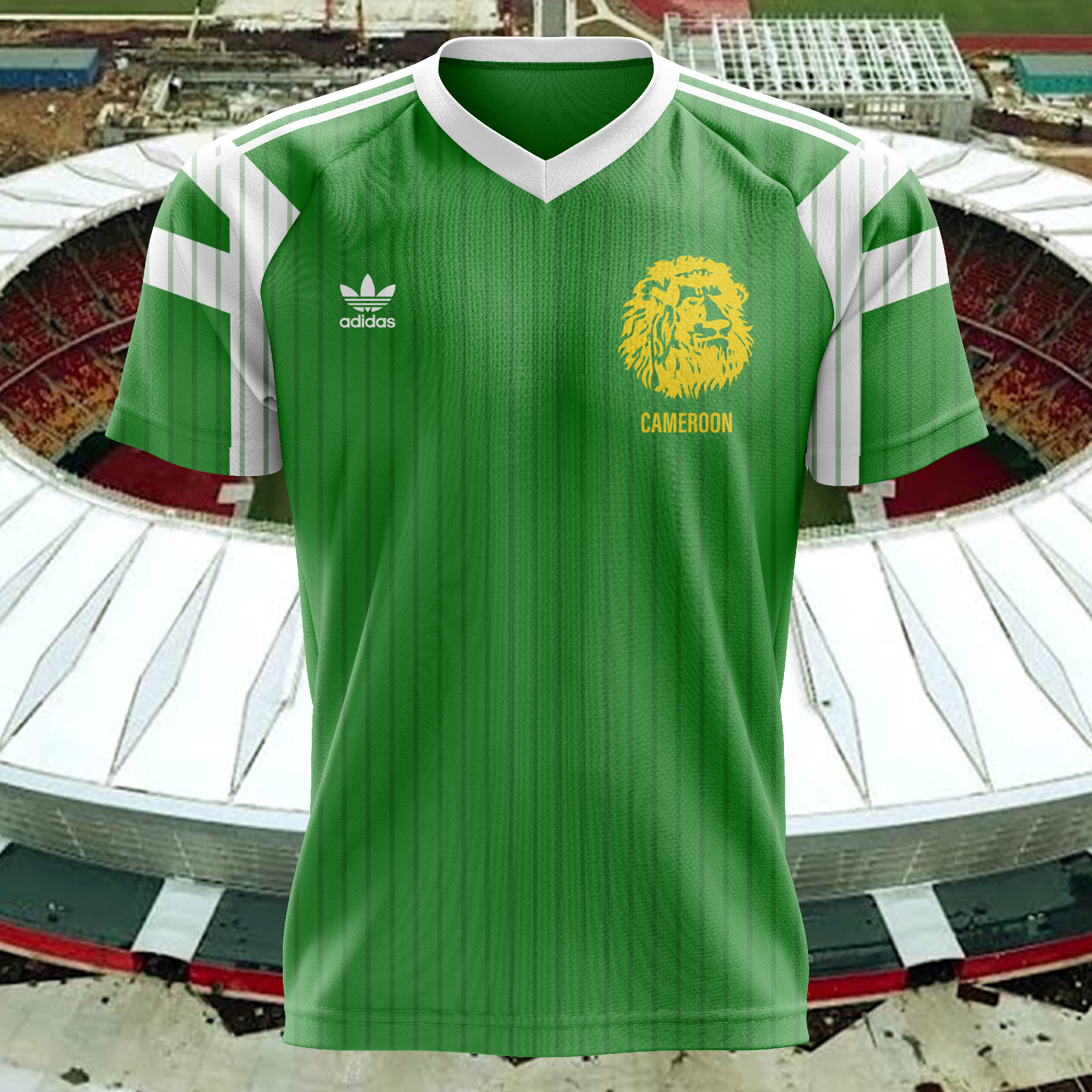 Cameroon 1990 Home Kit Retro Shirt PT62523