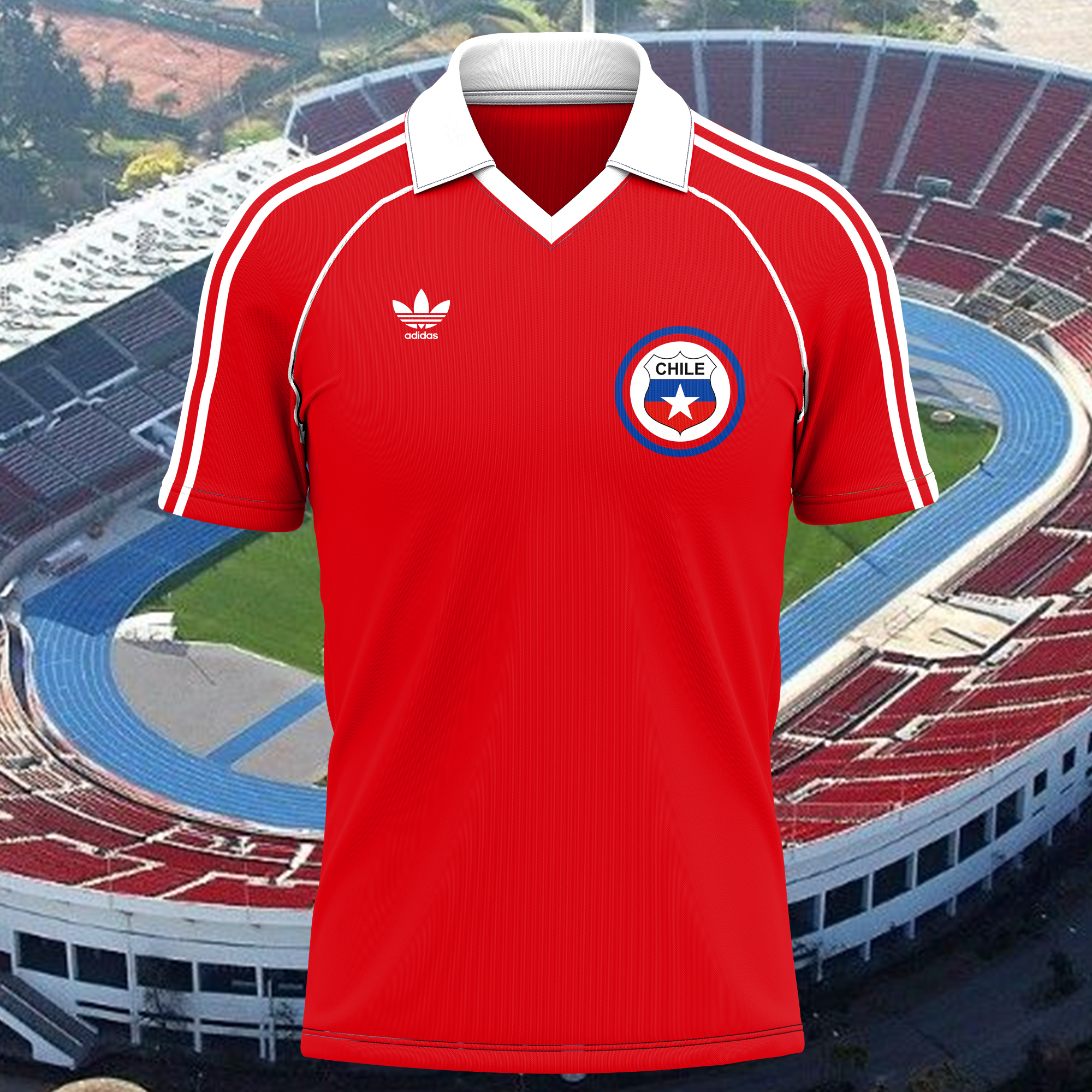 Chile 1982 Home Kit Retro Shirt PT62551