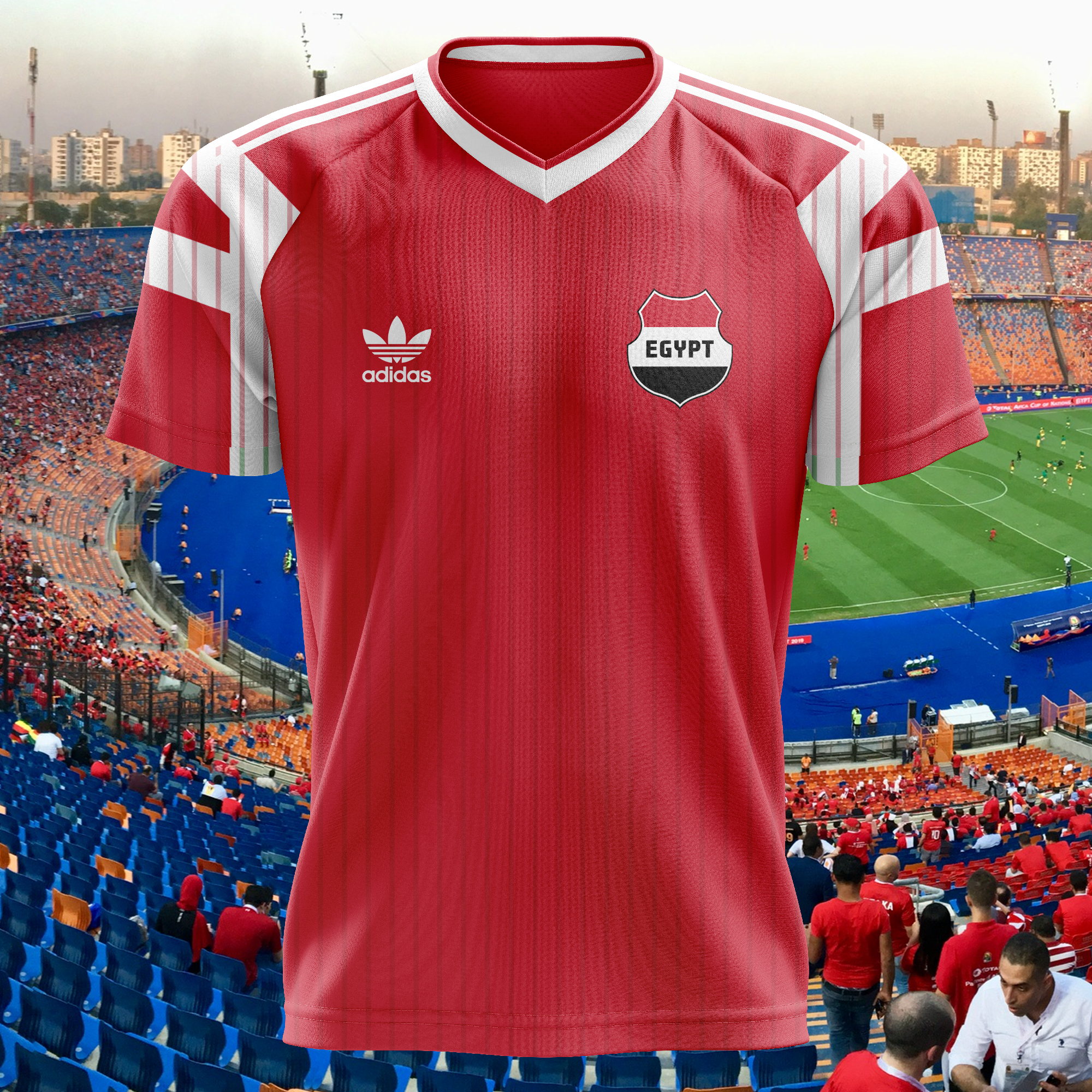 Egypt 1990 Home Kit Retro Shirt PT62527