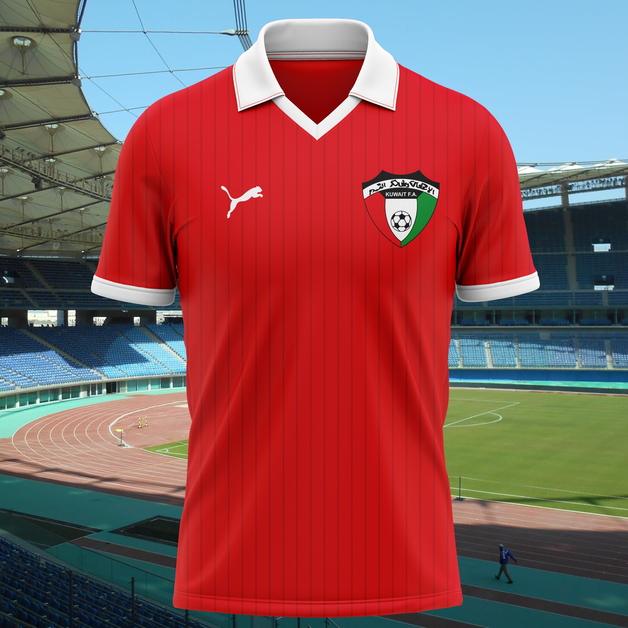 Kuwait 1982 Home Kit Retro Shirt PT62559