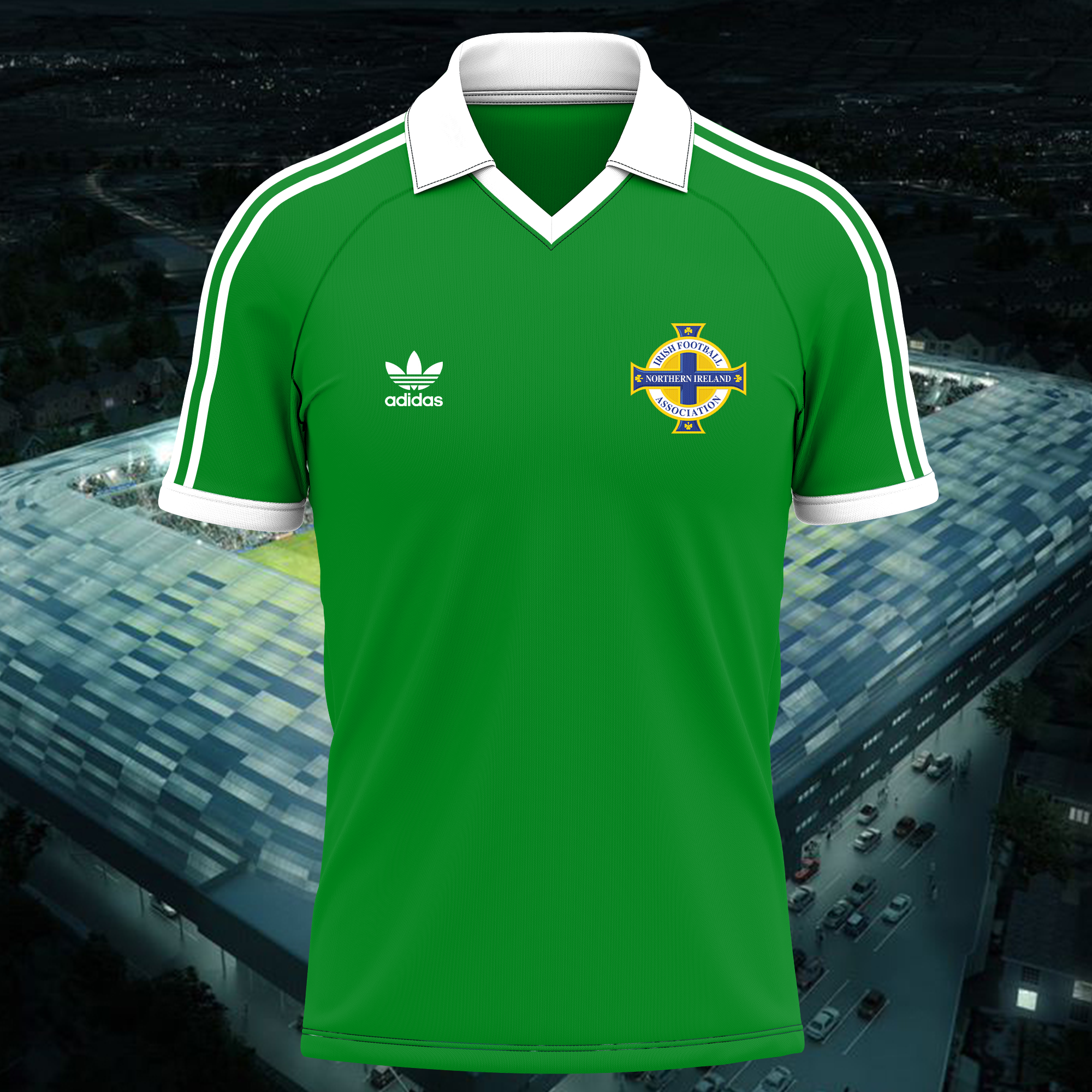 Northern Ireland 1982 Home Kit Retro Shirt PT62561
