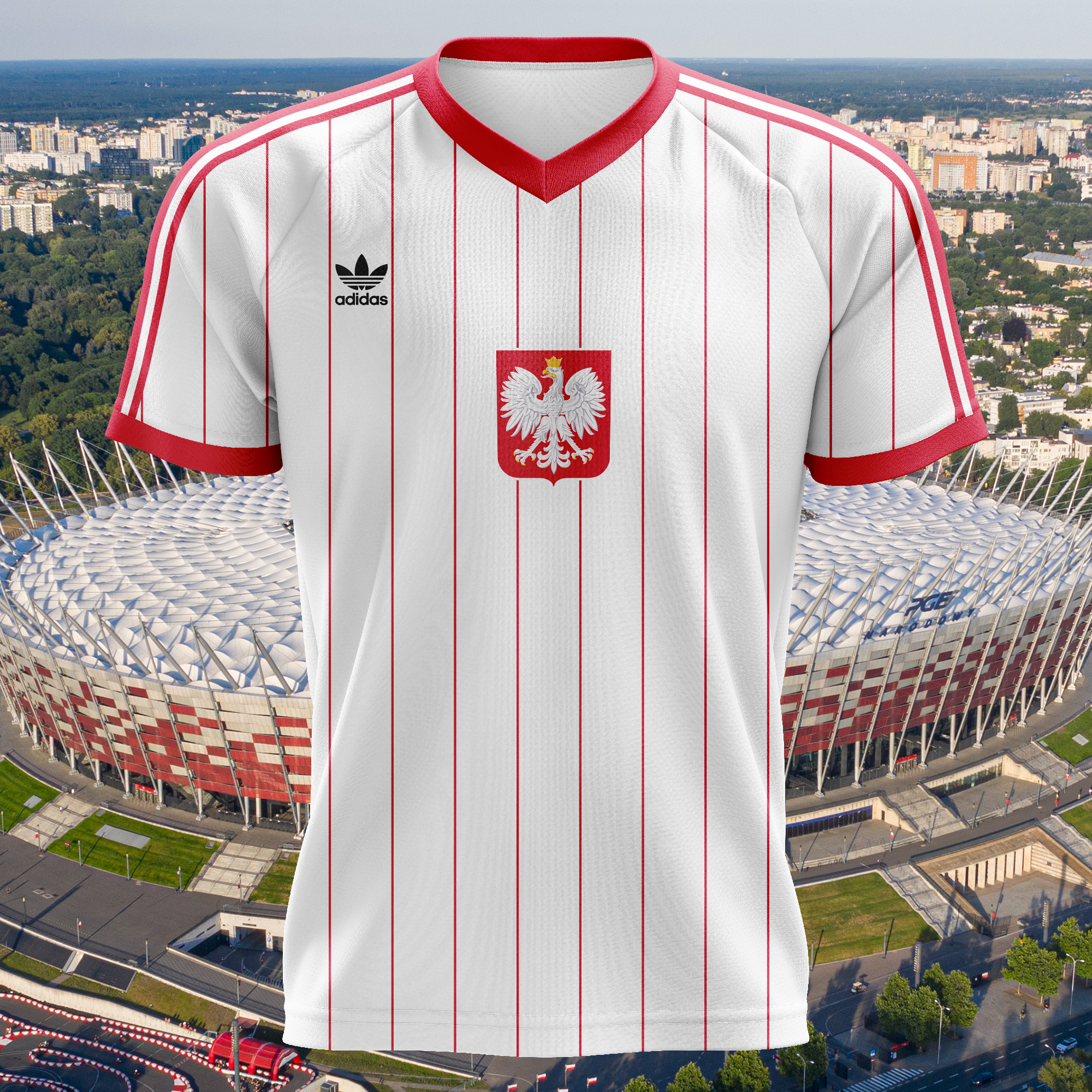 Poland 1982 Home Kit Retro Shirt PT62563