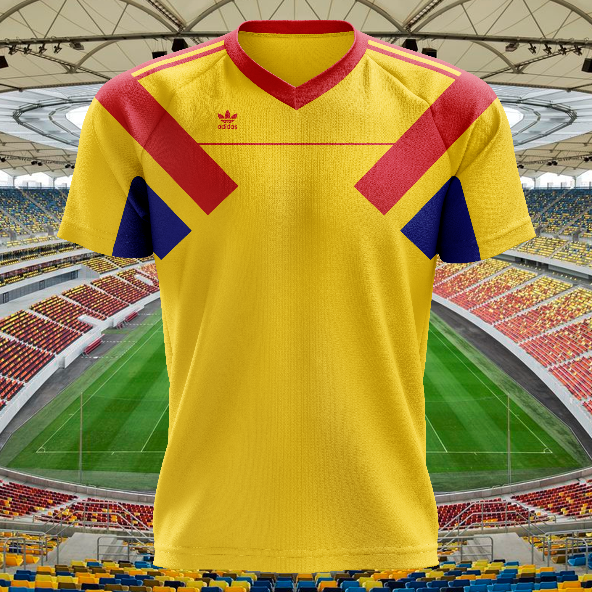 Romania 1990 Home Kit Retro Shirt PT62533