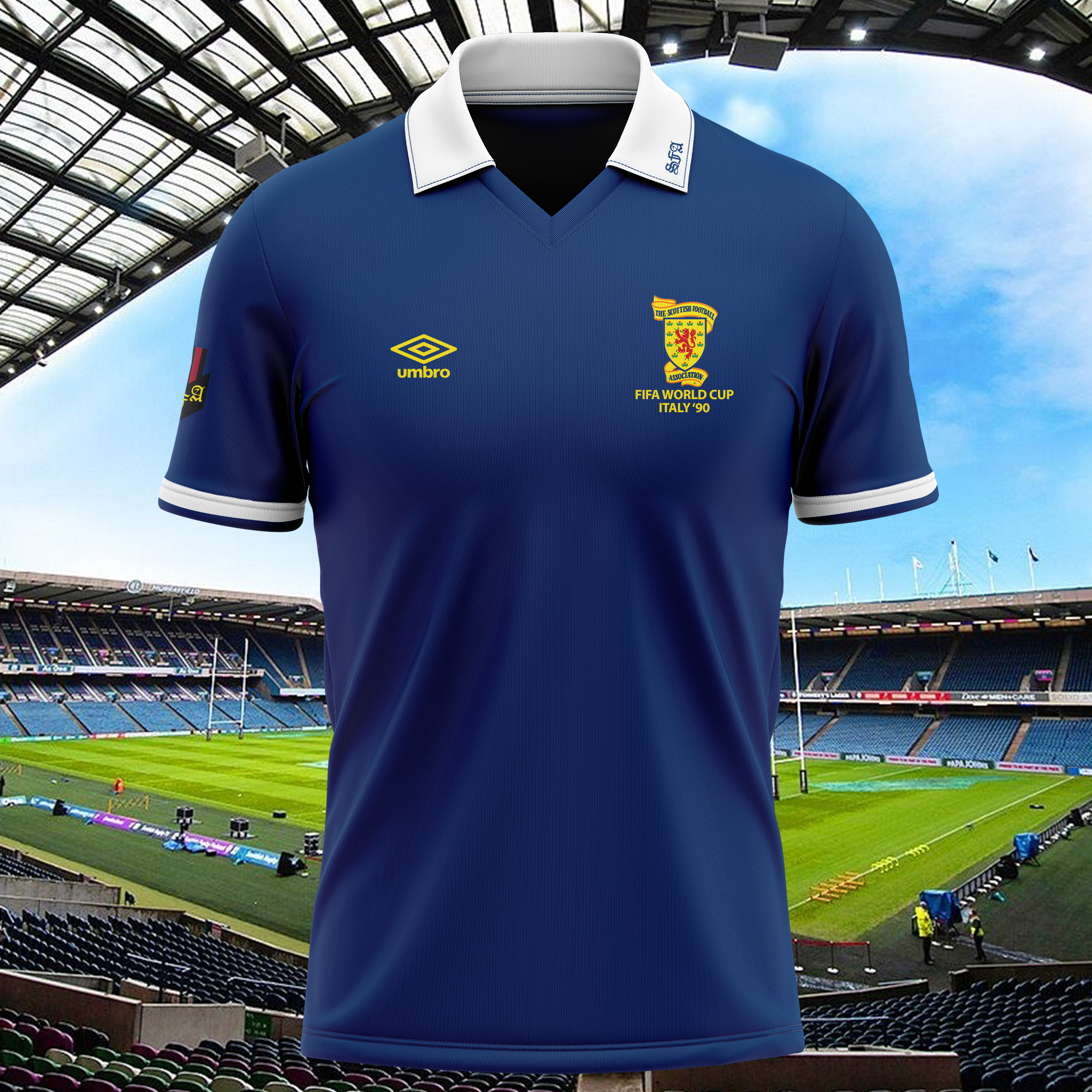 Scotland 1990 Home Kit Retro Shirt PT62534