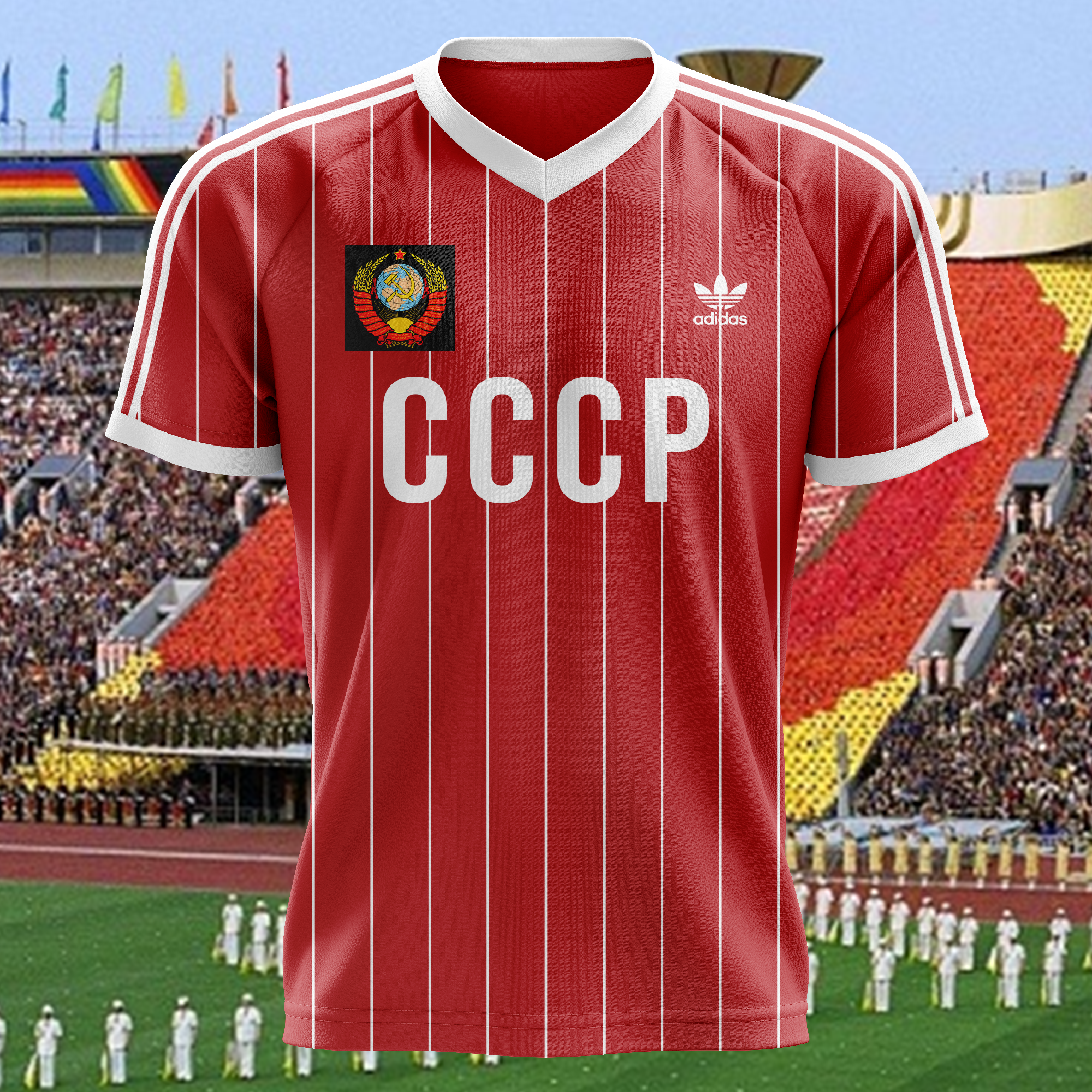 Soviet Union 1982 Home Kit Retro Shirt PT62565