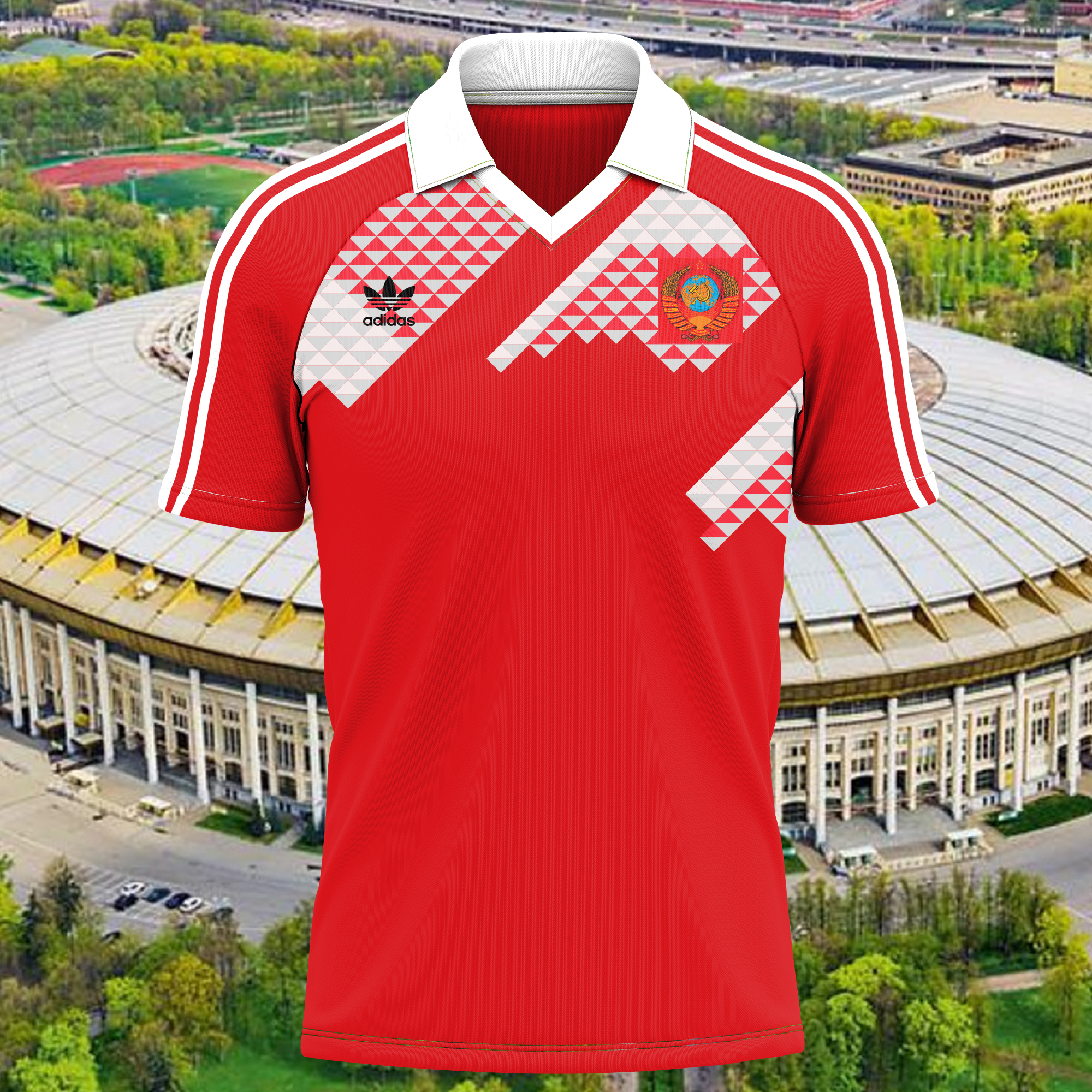 Soviet Union 1990 Home Kit Retro Shirt PT62536