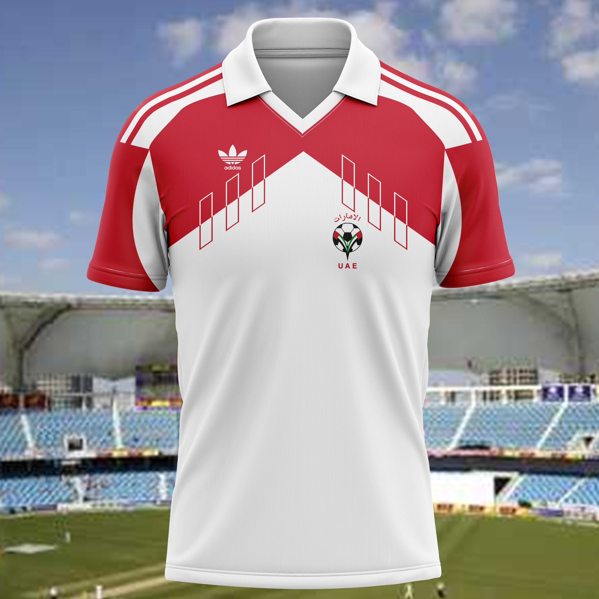 United Arab Emirates 1990 Home Kit Retro Shirt PT62539