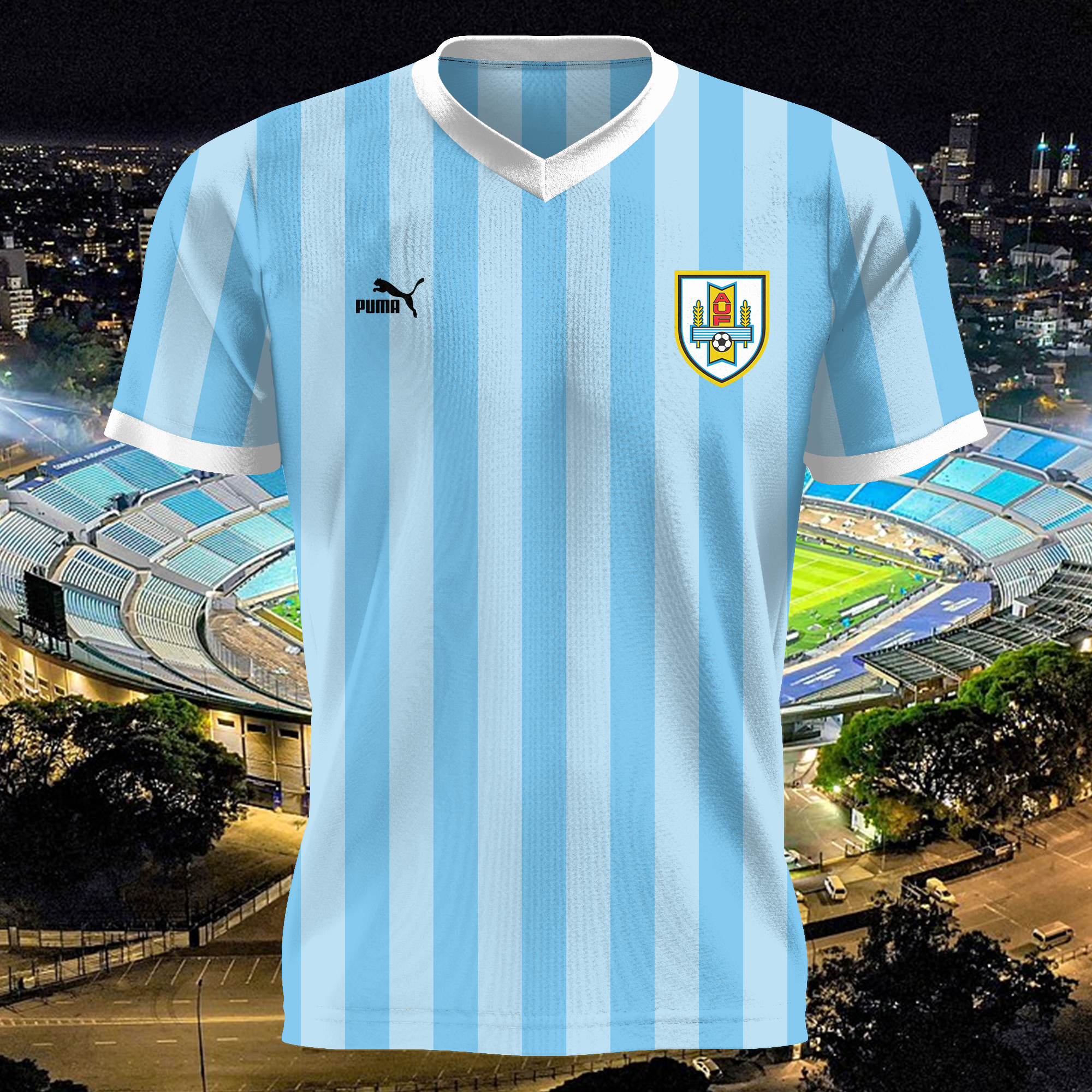 Uruguay 1990 Home Kit Retro Shirt PT62540