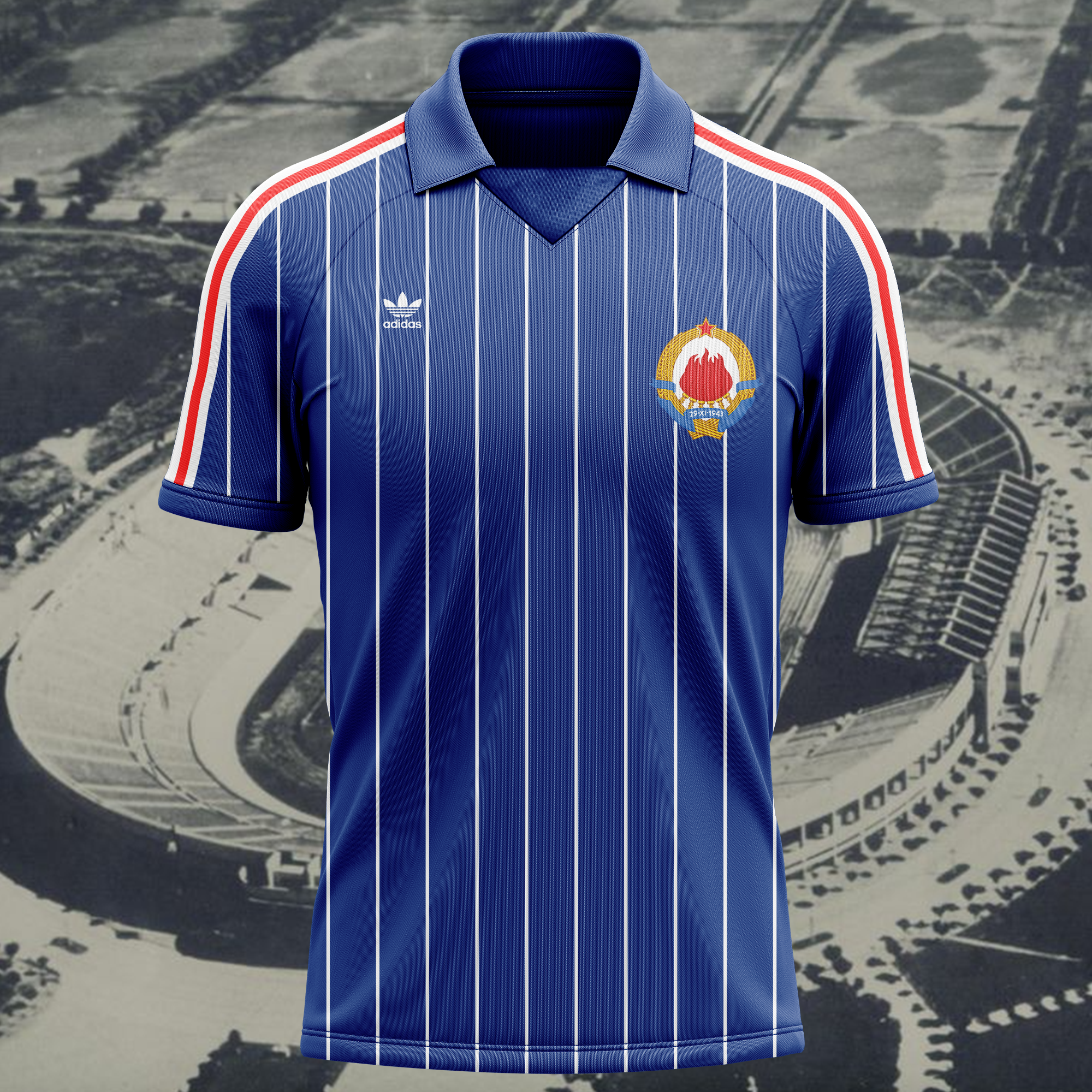 Yugoslavia 1982 Home Kit Retro Shirt PT62567