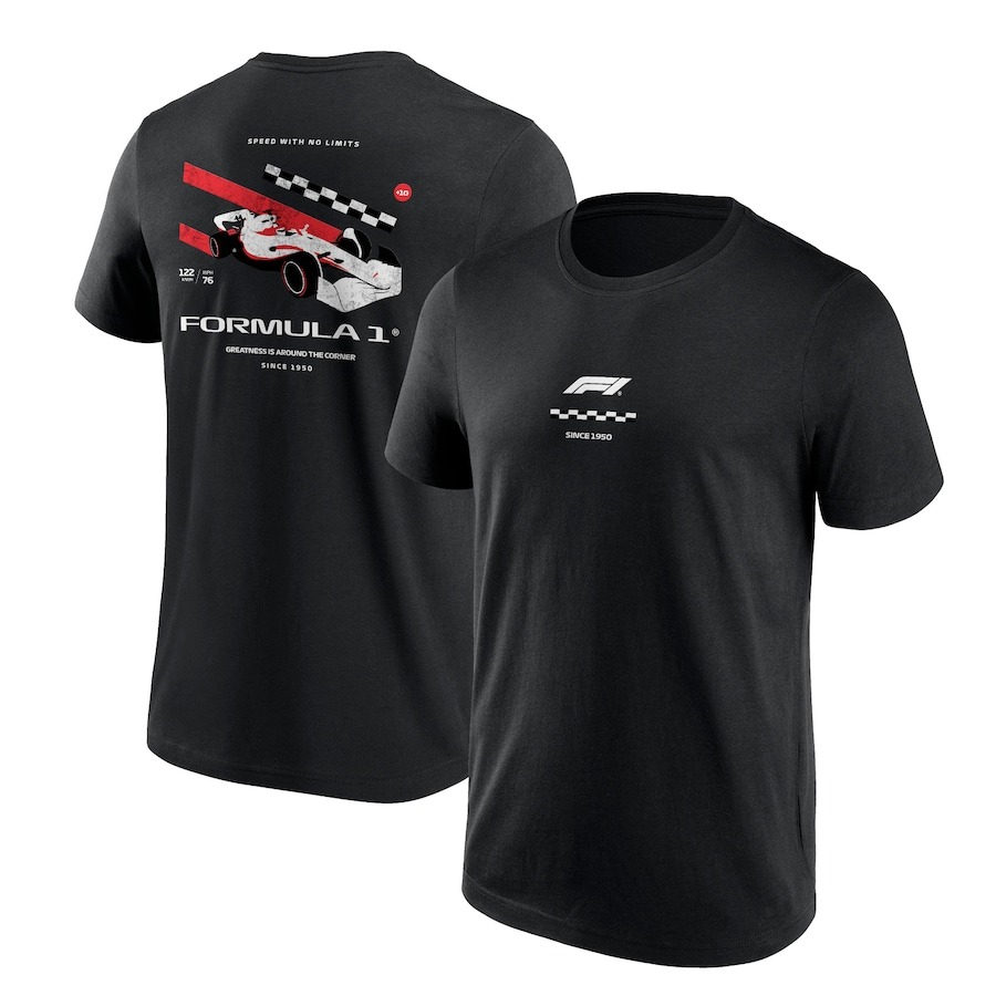 Formula 1 Distressed Car Graphic T-Shirt PT62837