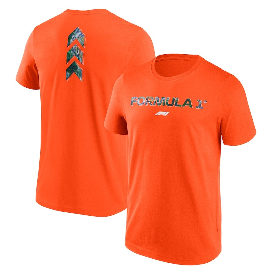 Formula 1 Dutch GP Impresssionist Graphic T-Shirt - Orange PT62838