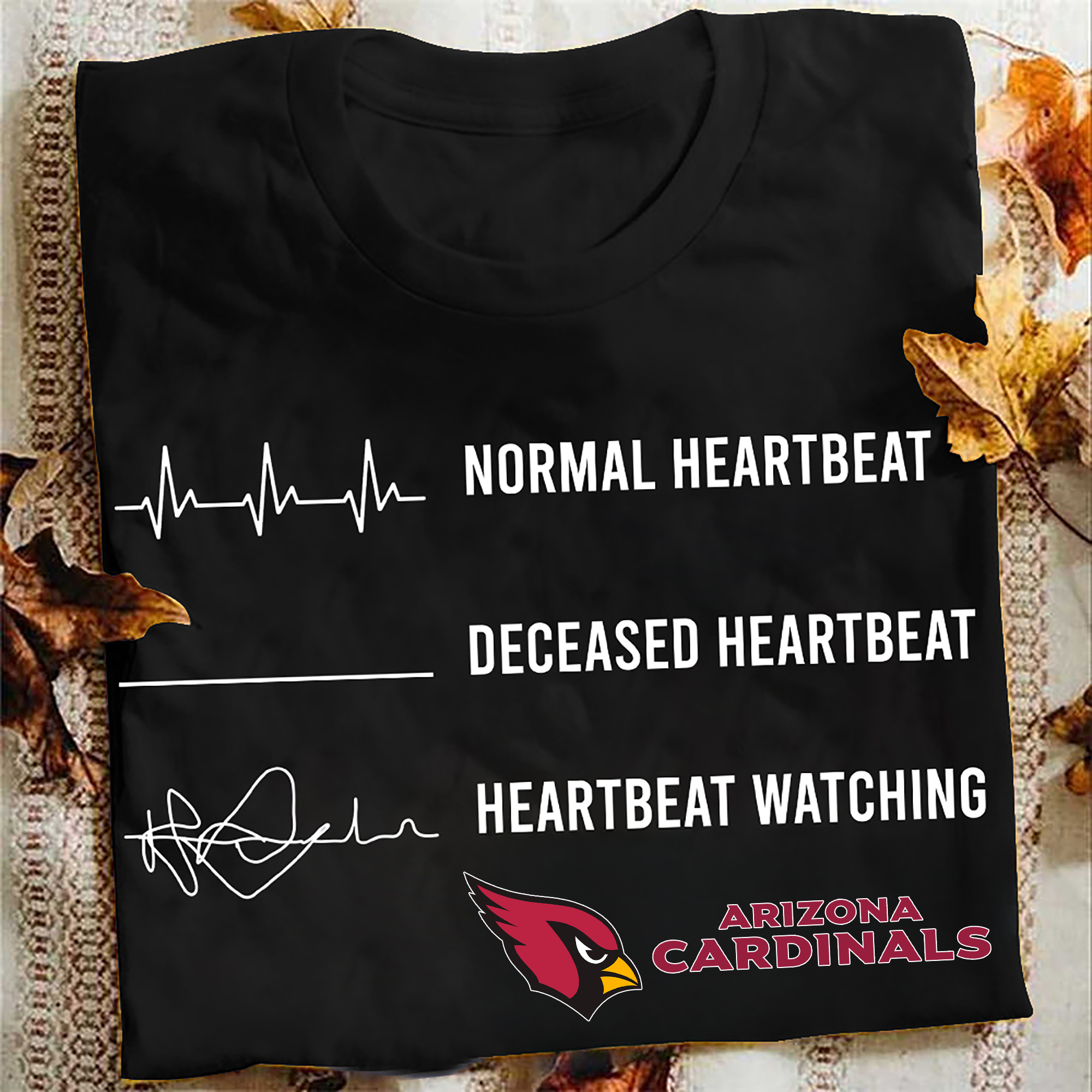 Arizona Cardinals Normal Heartbeat Deceased Heartbeat Heartbeat Watching PT62853