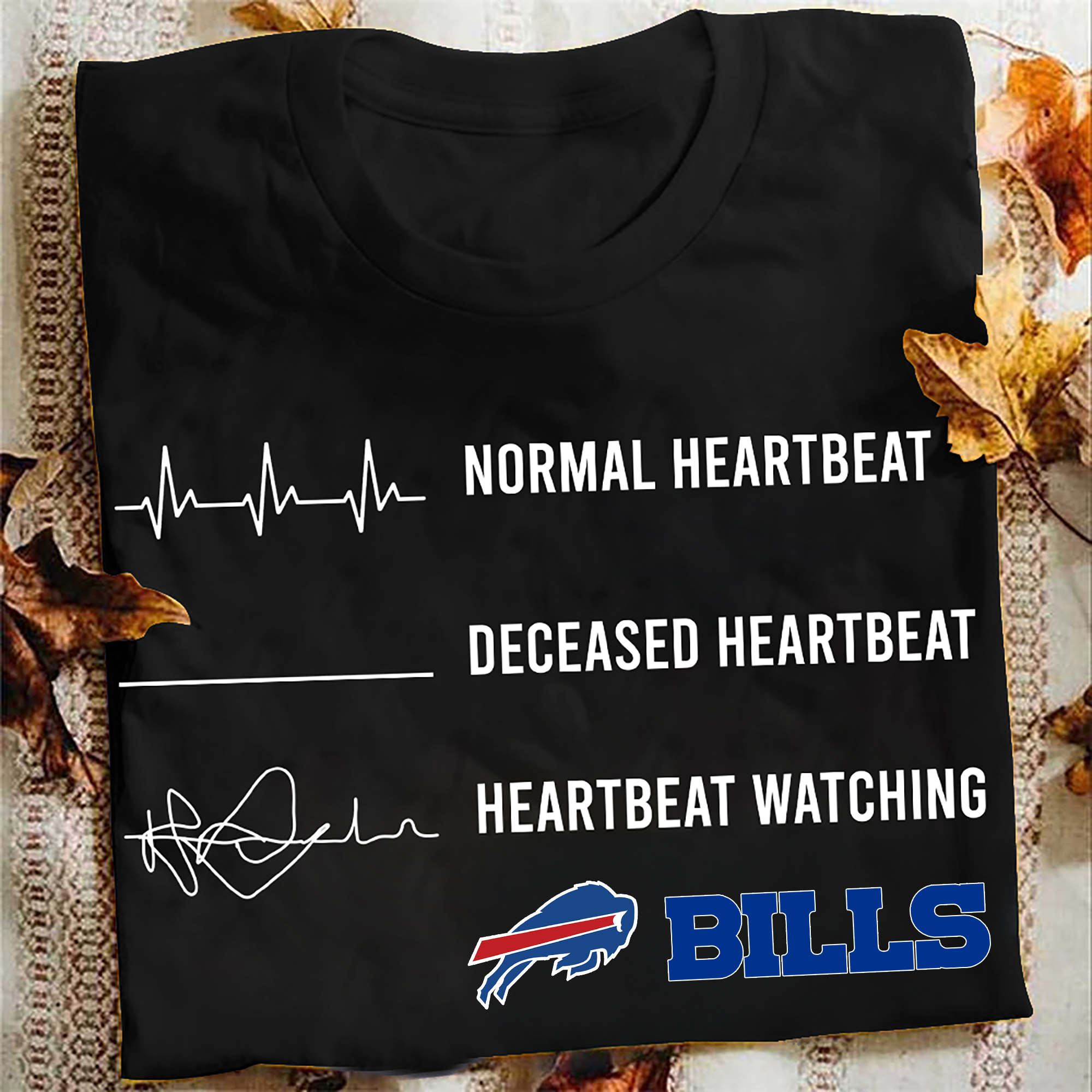 Buffalo Bills Normal Heartbeat Deceased Heartbeat Heartbeat Watching PT62856