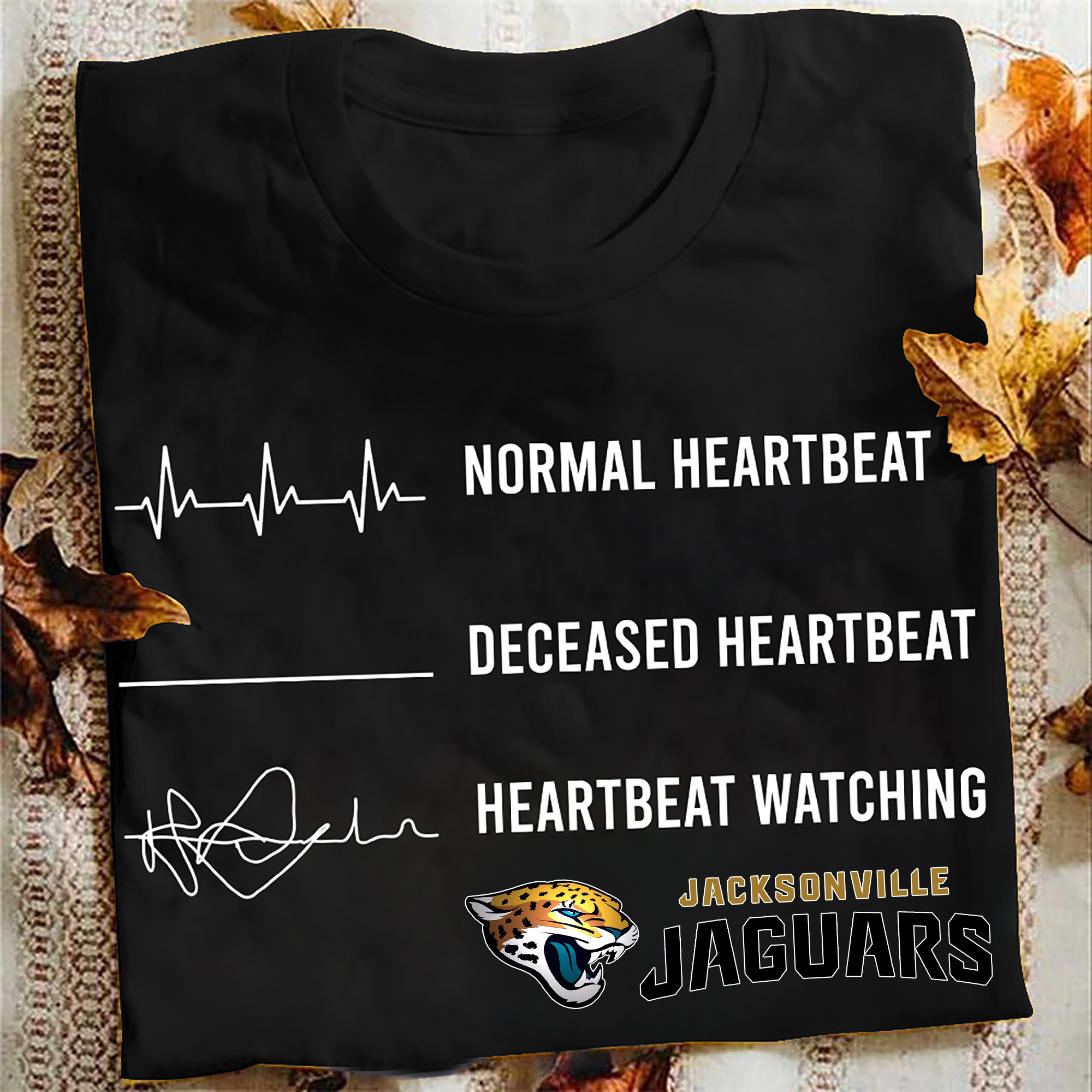 Jacksonville Jaguars Normal Heartbeat Deceased Heartbeat Heartbeat Watching PT62867