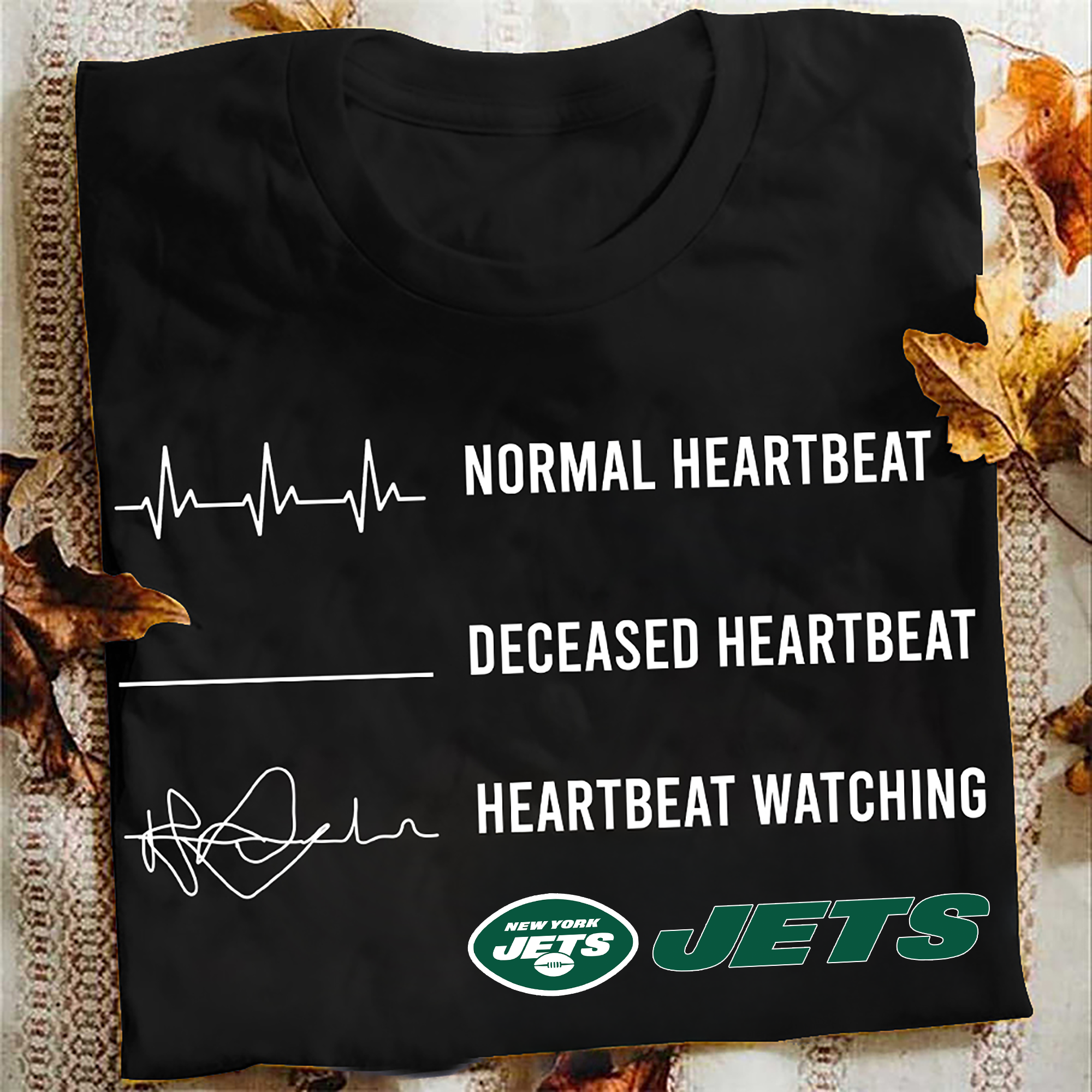 New York Jets Normal Heartbeat Deceased Heartbeat Heartbeat Watching PT62877