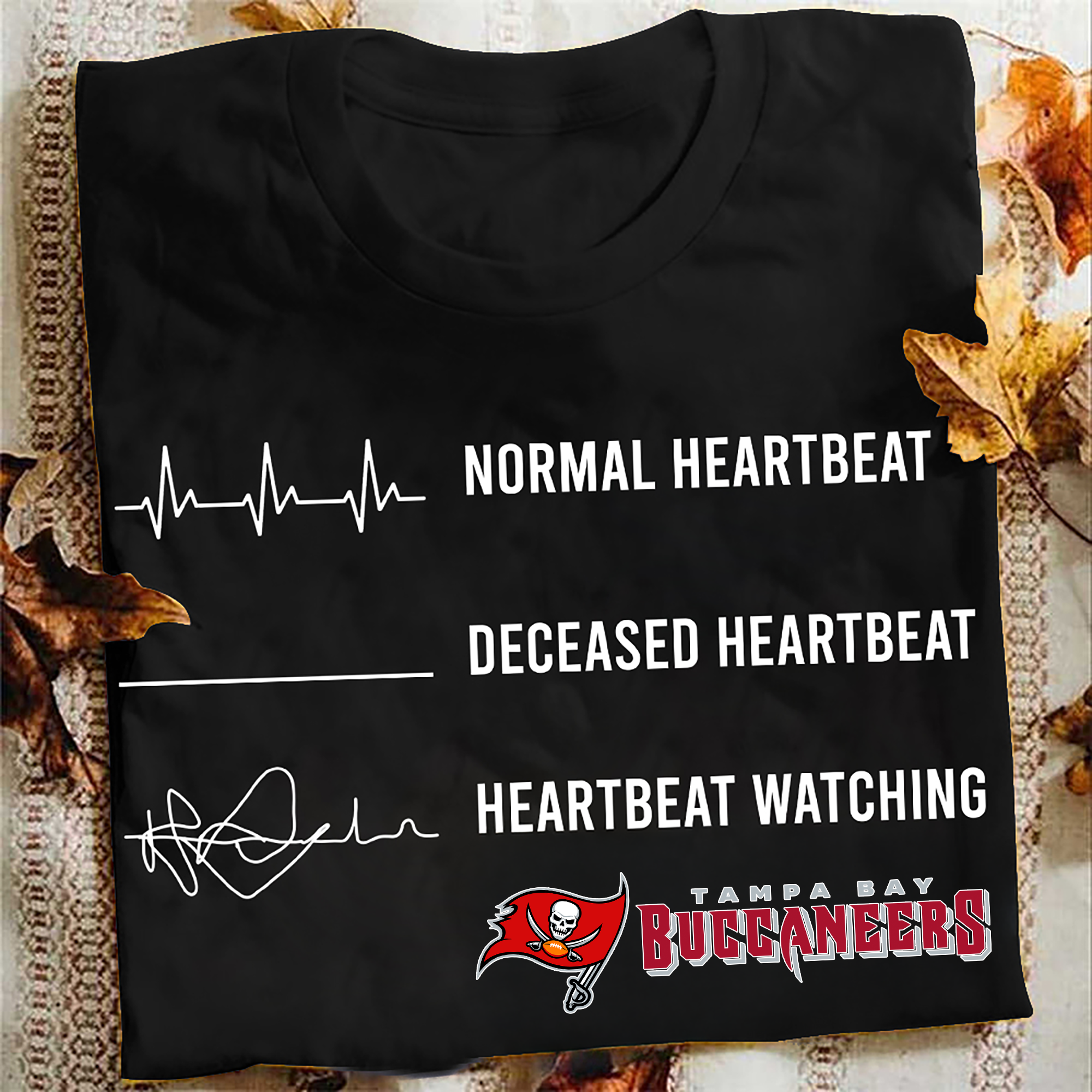 Tampa Bay Buccaneers Normal Heartbeat Deceased Heartbeat Heartbeat Watching PT62882