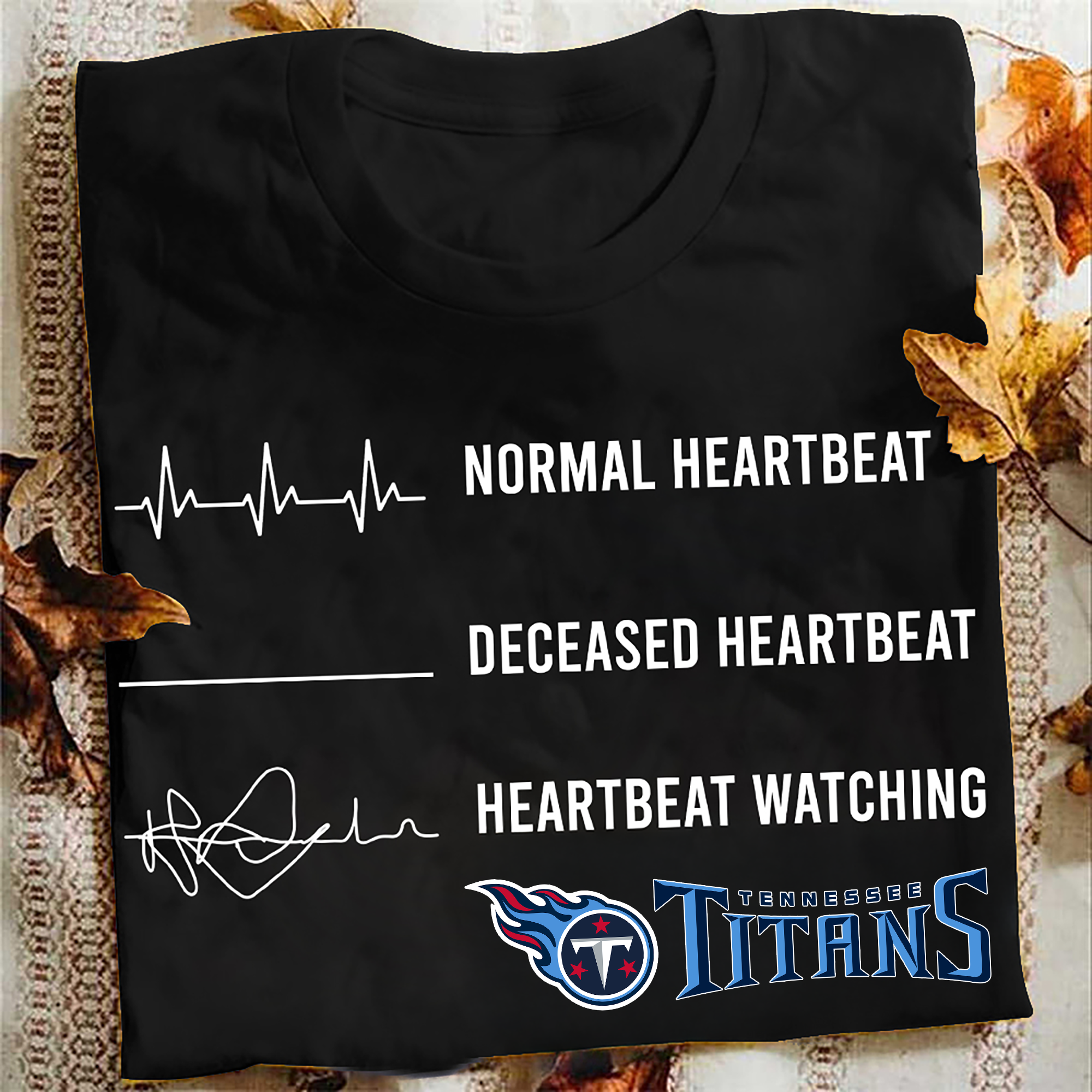 Tennessee Titans Normal Heartbeat Deceased Heartbeat Heartbeat Watching PT62883