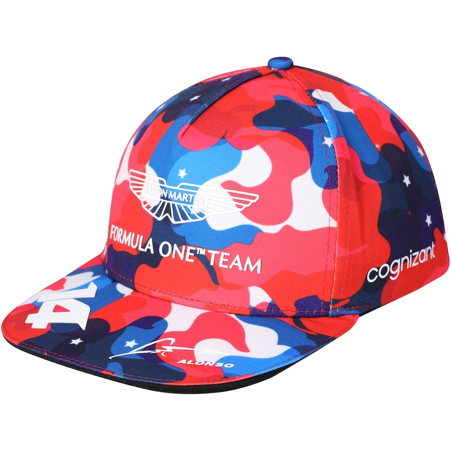 Aston Martin Aramco Cognizant F1 2023 Fernando Alonso Special Edition USA GP Cap PT62961
