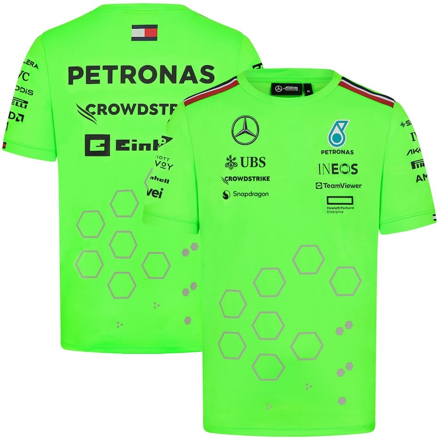 Mercedes AMG Petronas F1 2024 Team Set Up T-Shirt PT62942