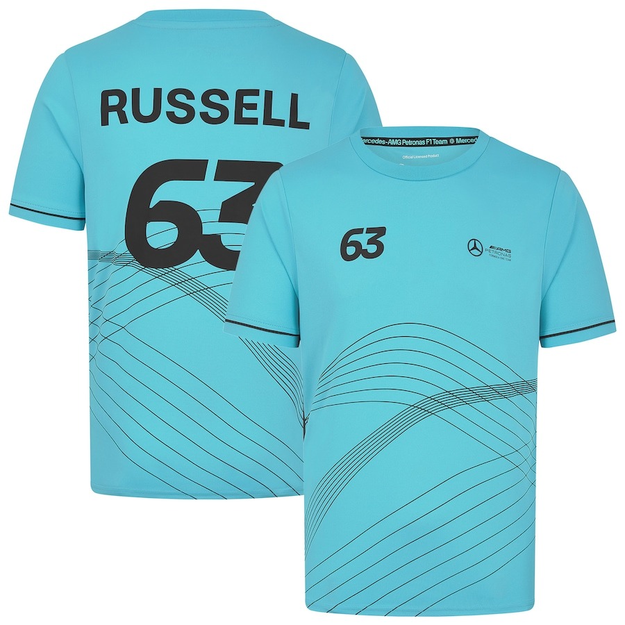 Mercedes AMG Petronas F1 George Russell 63 Sports T-Shirt PT62943