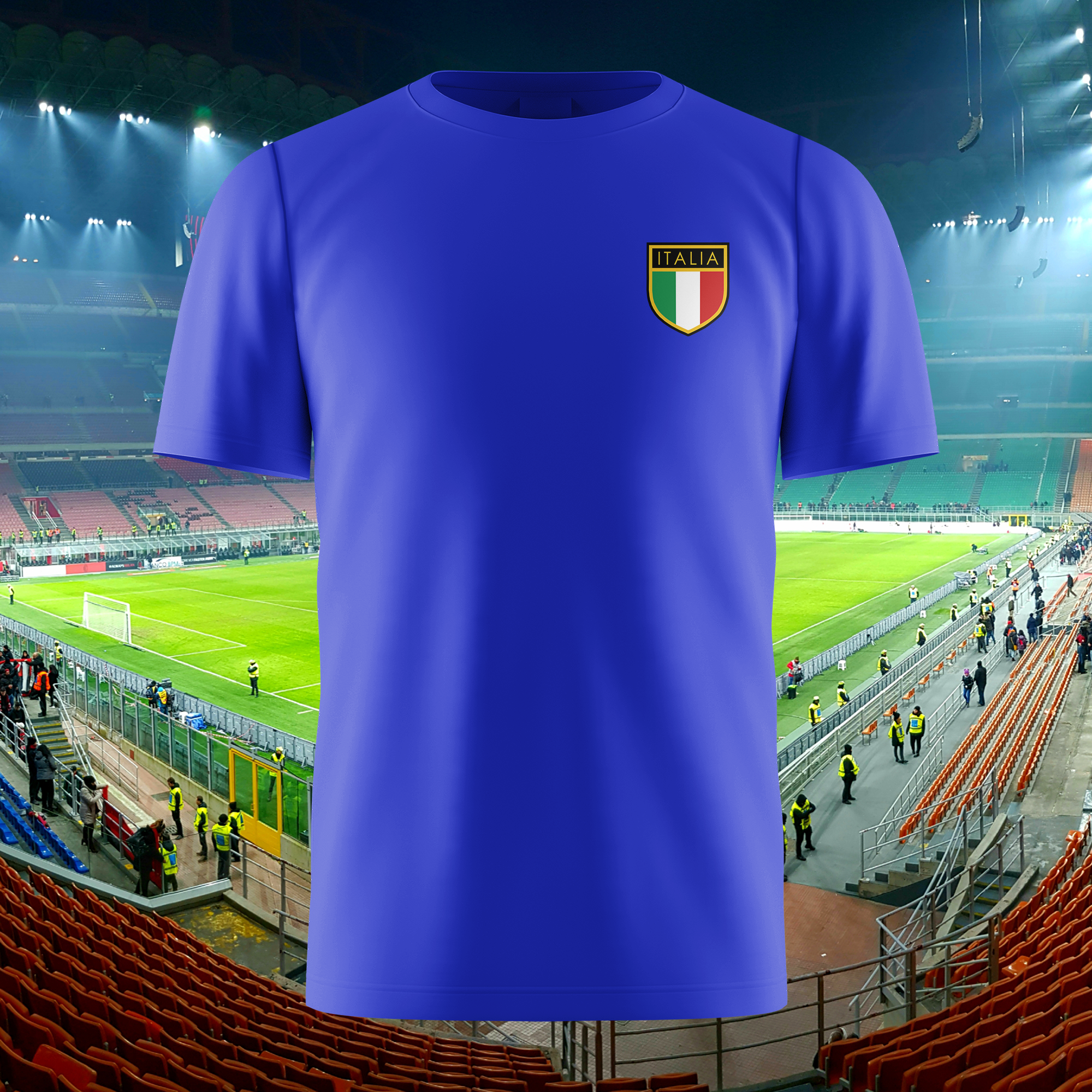 Italy 1974 Home Kit Retro Shirt PT62996