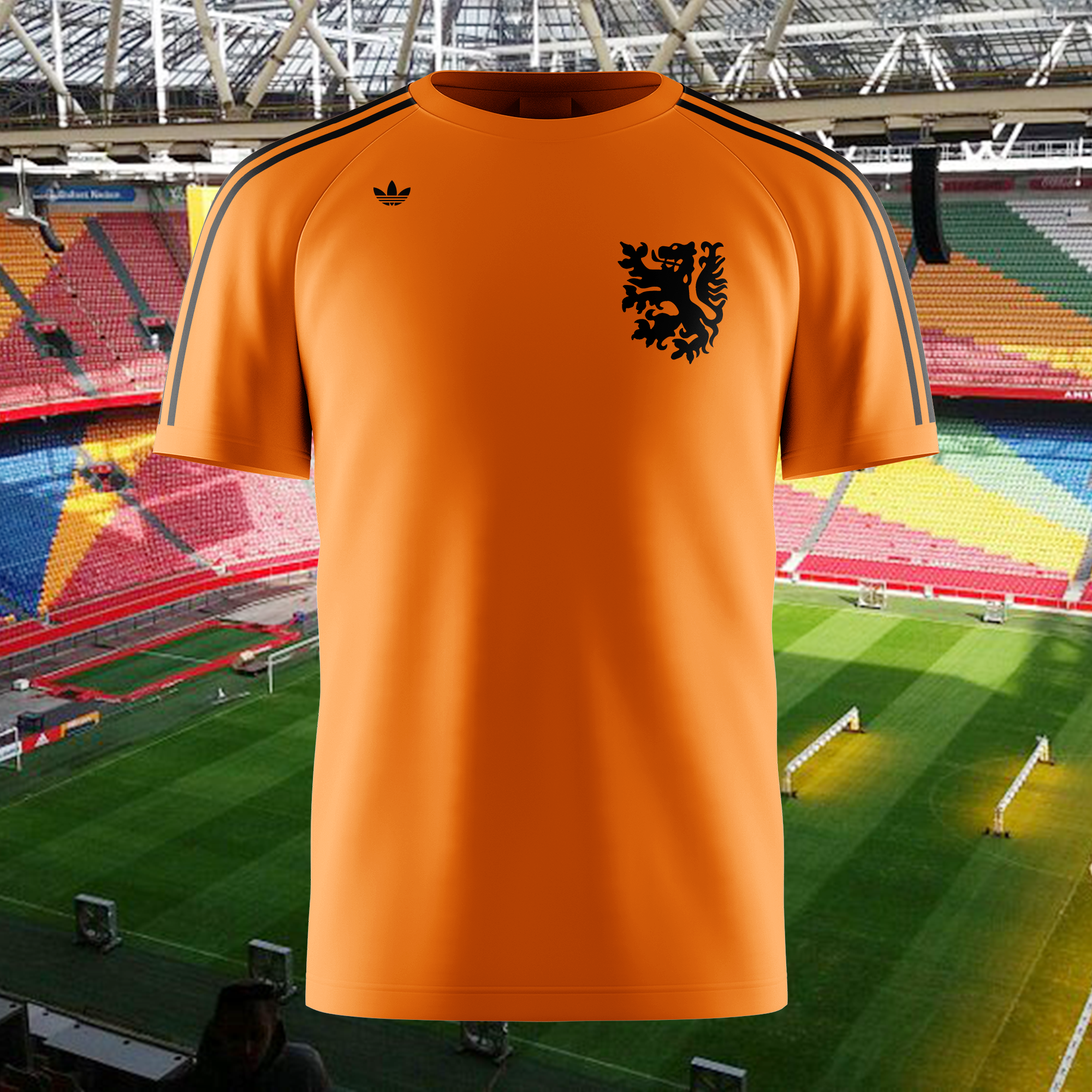 Netherlands 1974 Home Kit Retro Shirt PT62997