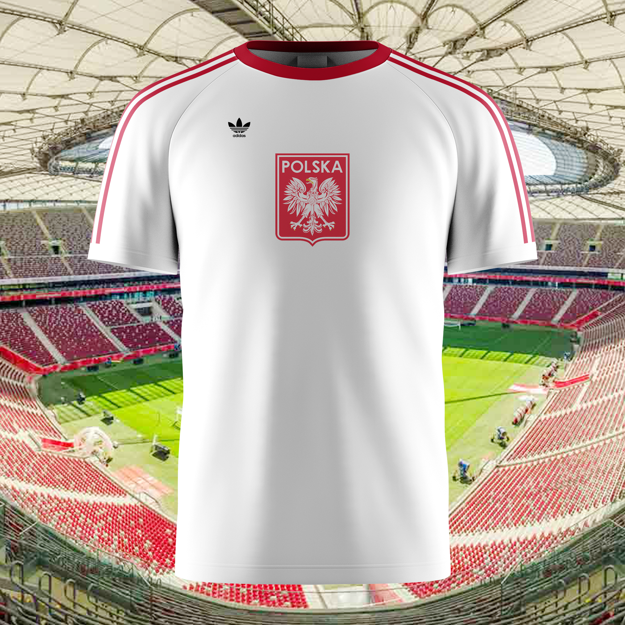 Poland 1974 Home Kit Retro Shirt PT62998