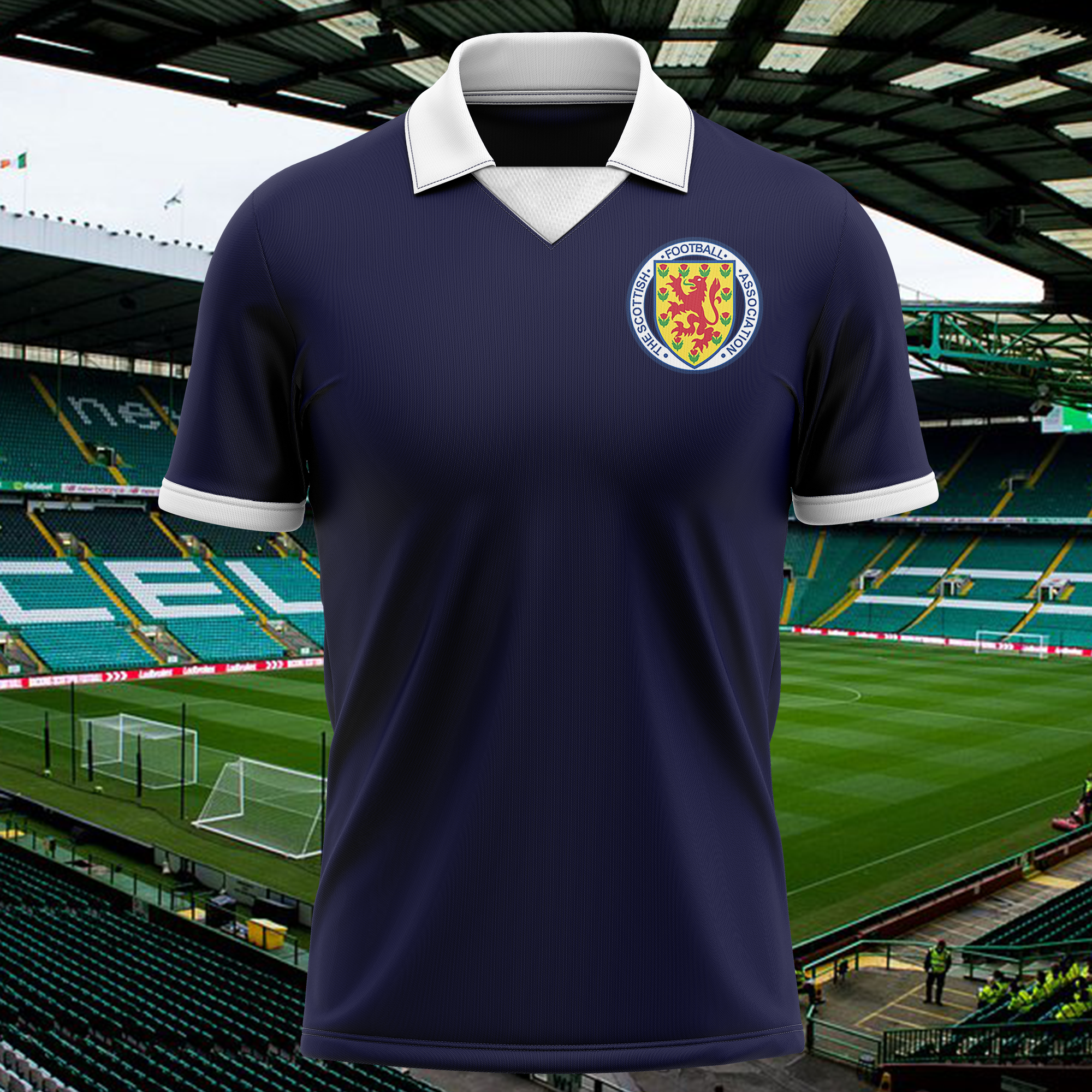 Scotland 1974 Home Kit Retro Shirt PT62999