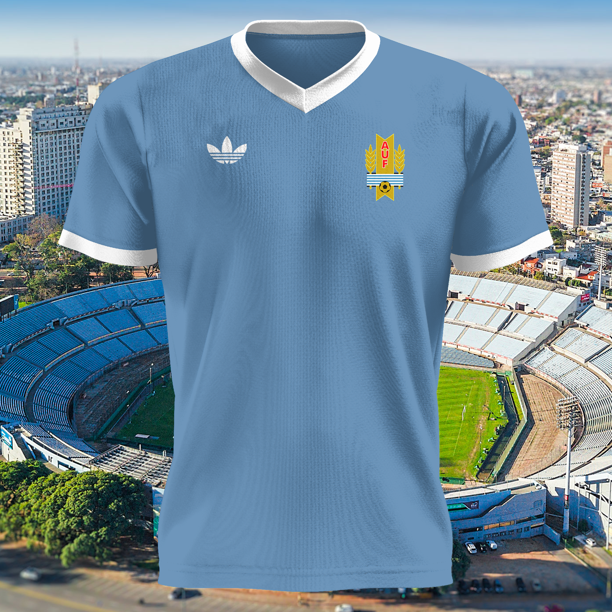Uruguay 1974 Home Kit Retro Shirt PT63001