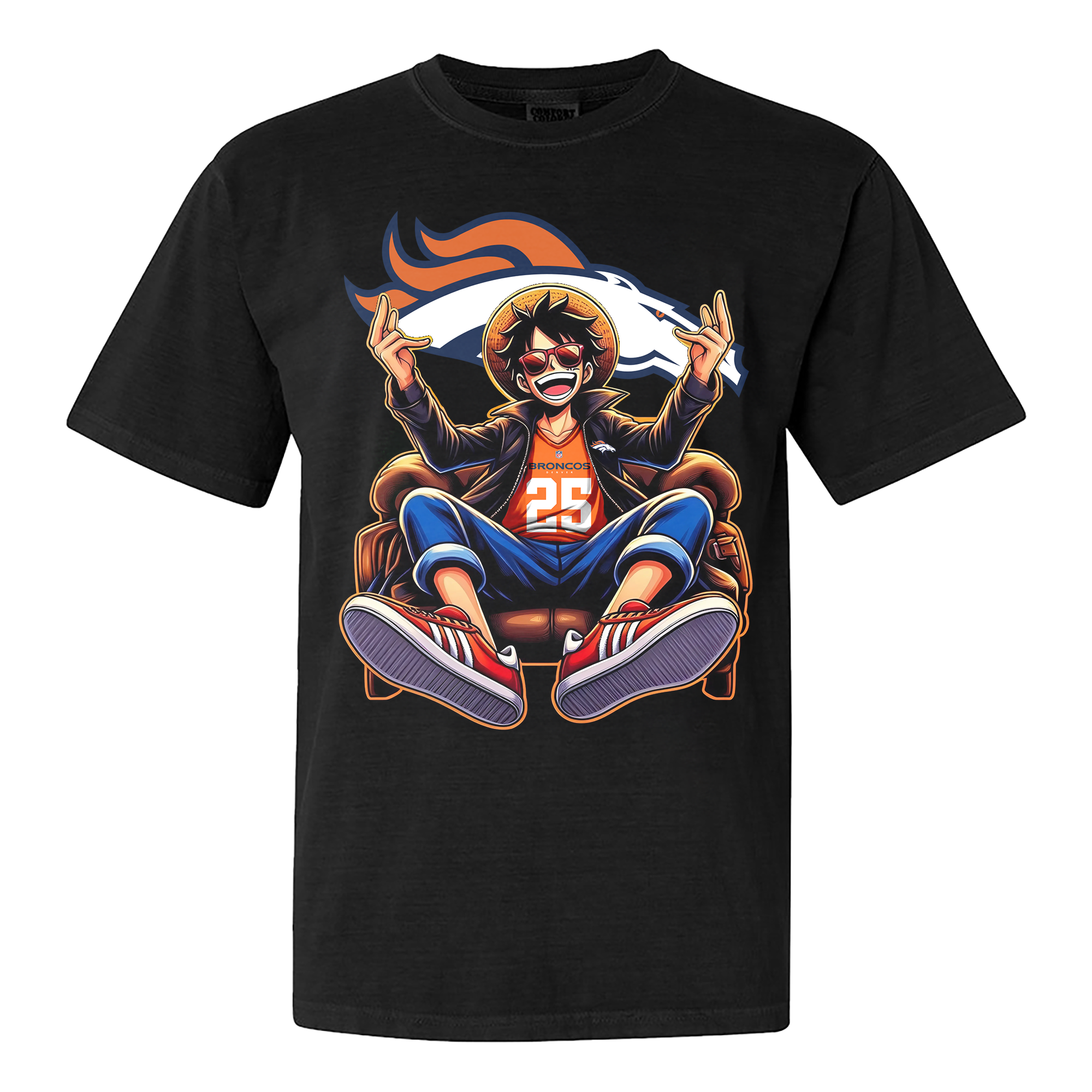 Denver Broncos Luffy T-shirt PT63020