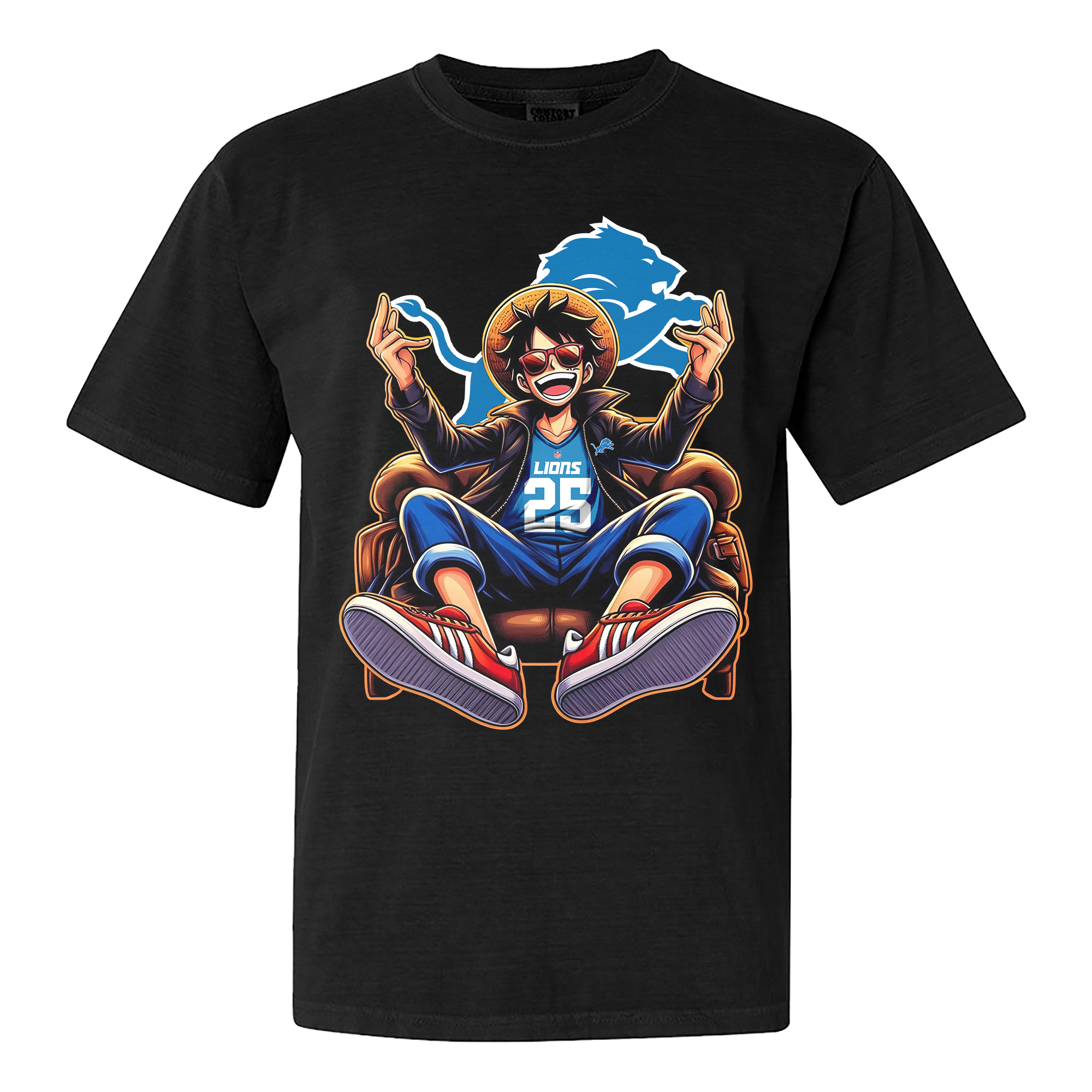Detroit Lions Luffy T-shirt PT63021