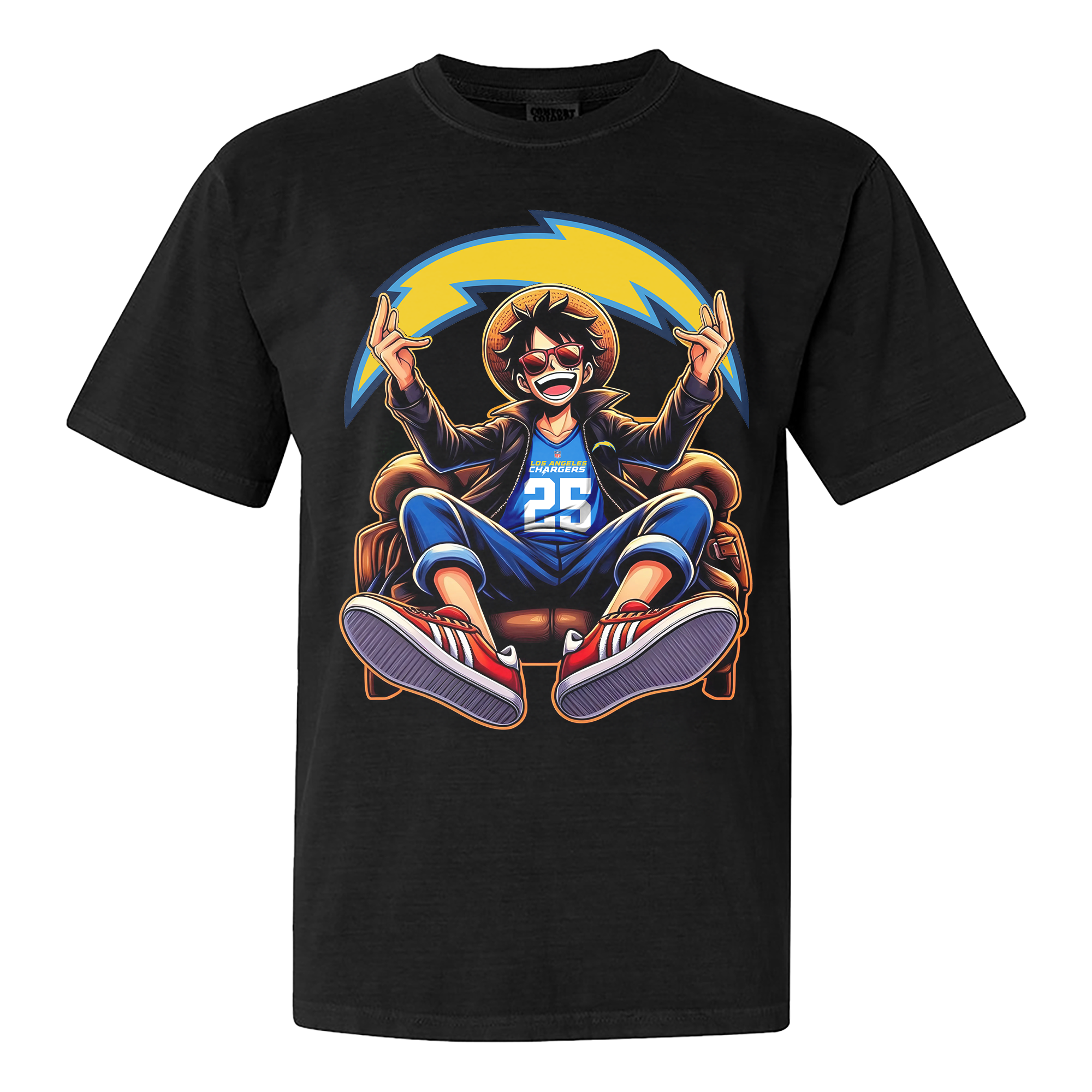 Los Angeles Chargers Luffy T-shirt PT63028