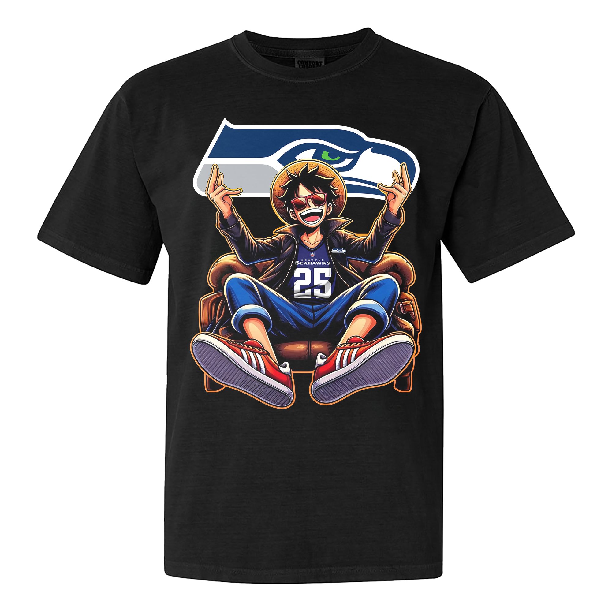 Seattle Seahawks Luffy T-shirt PT63039