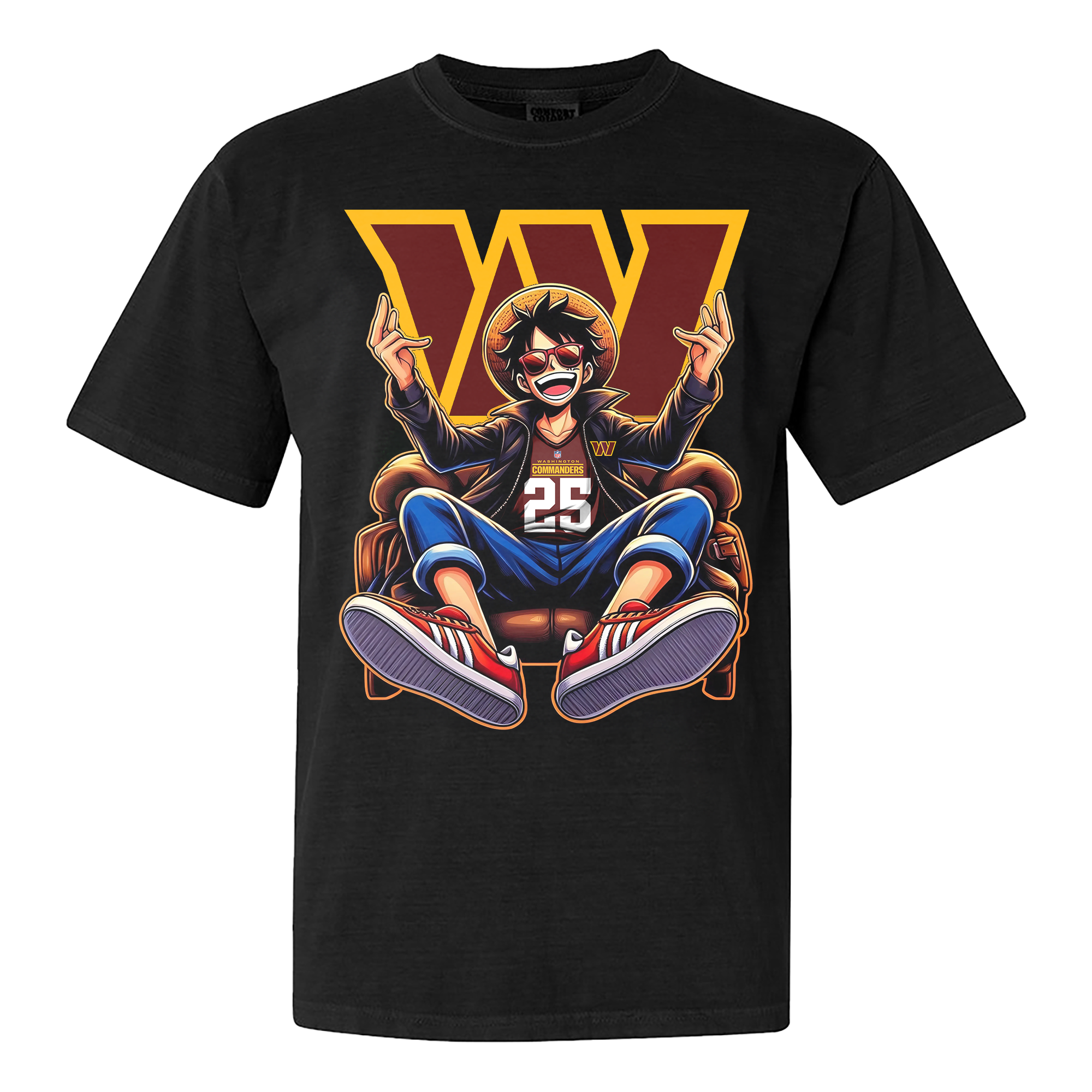 Washington Commanders Luffy T-shirt PT63042