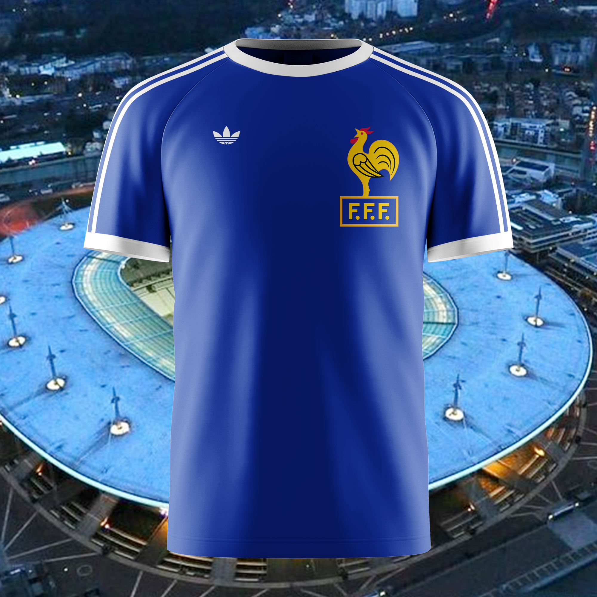 France 1978 Home Kit Retro Shirt PT63077