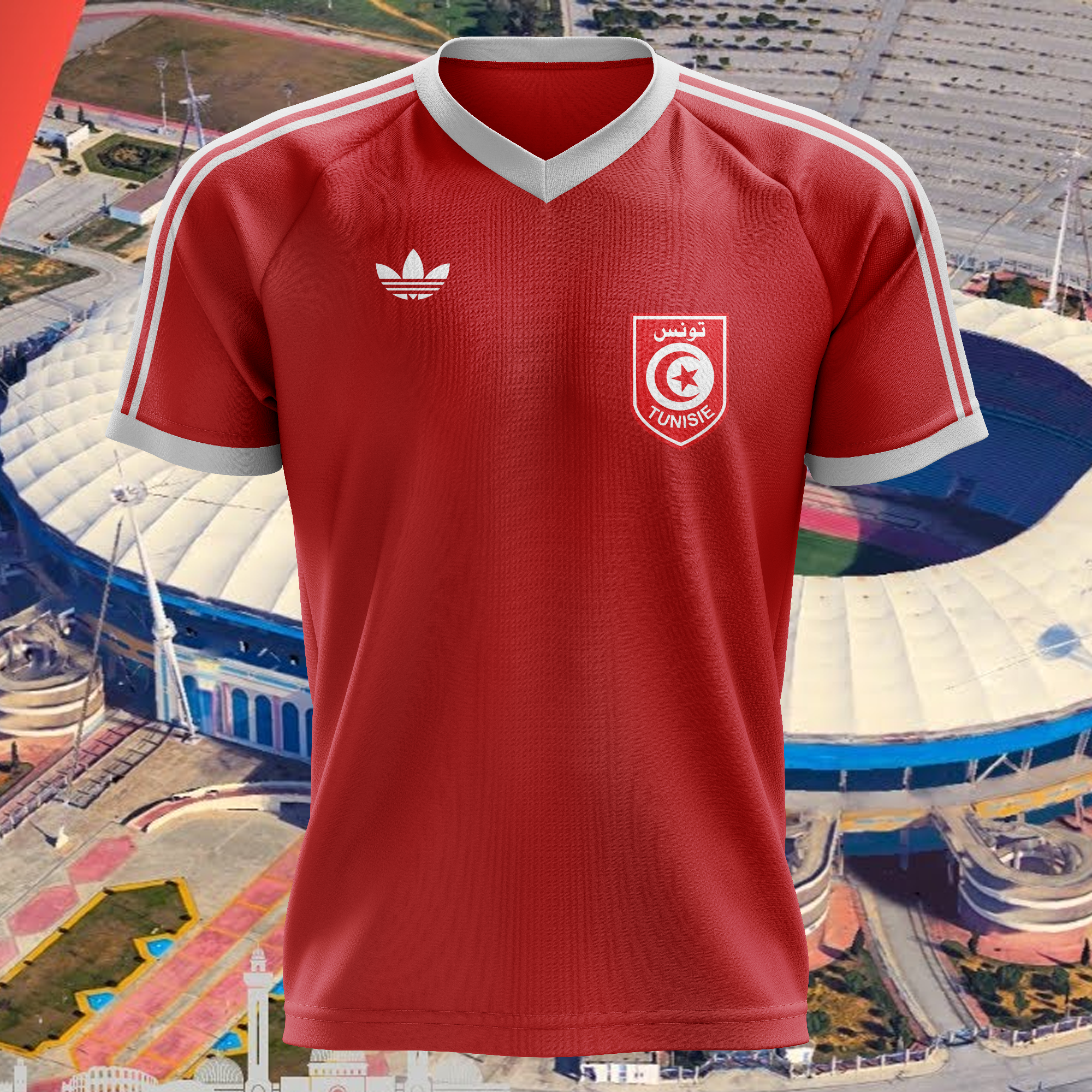 Tunisia 1978 Home Kit Retro Shirt PT63089