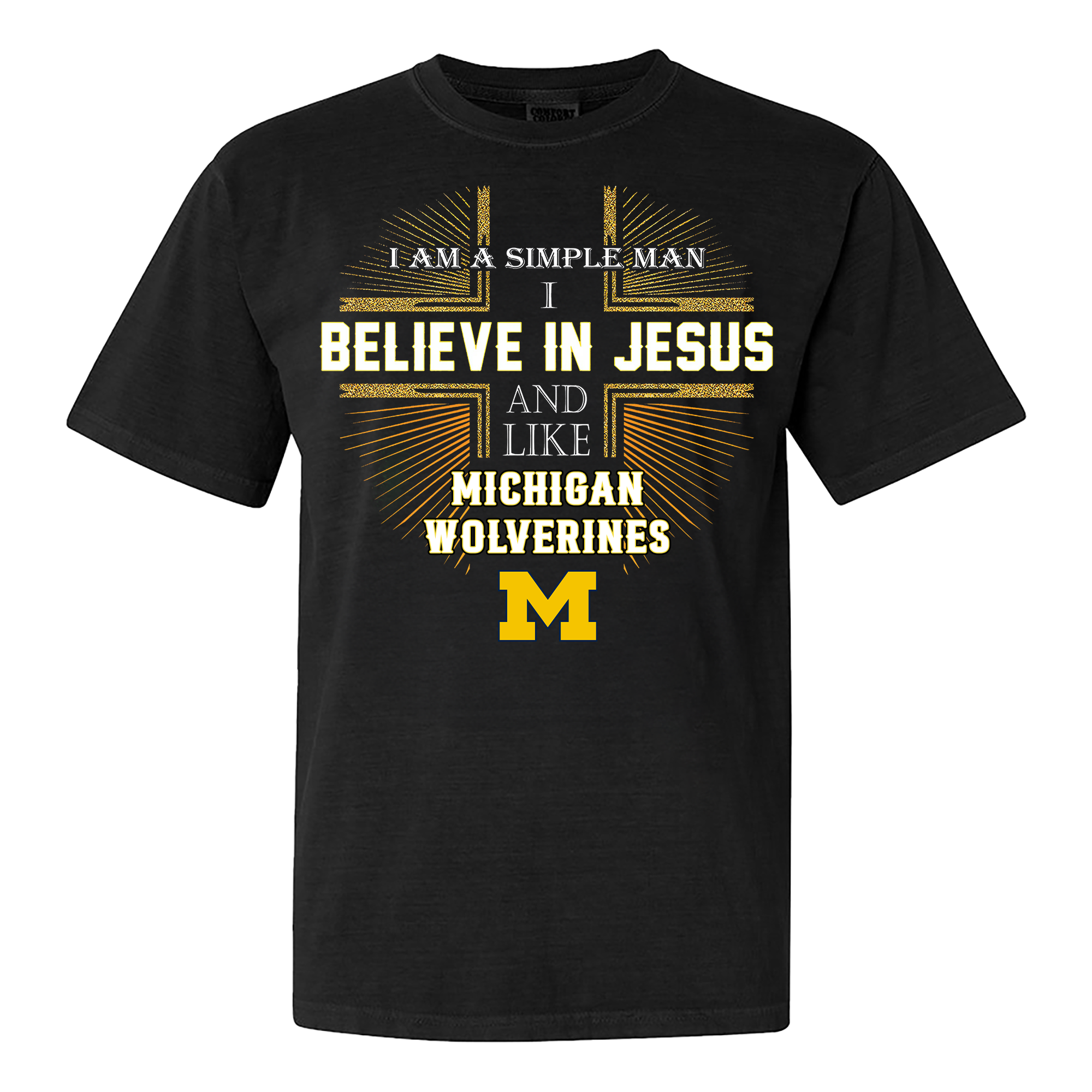Michigan Wolverines Believe in Jesus T-shirts PT64754