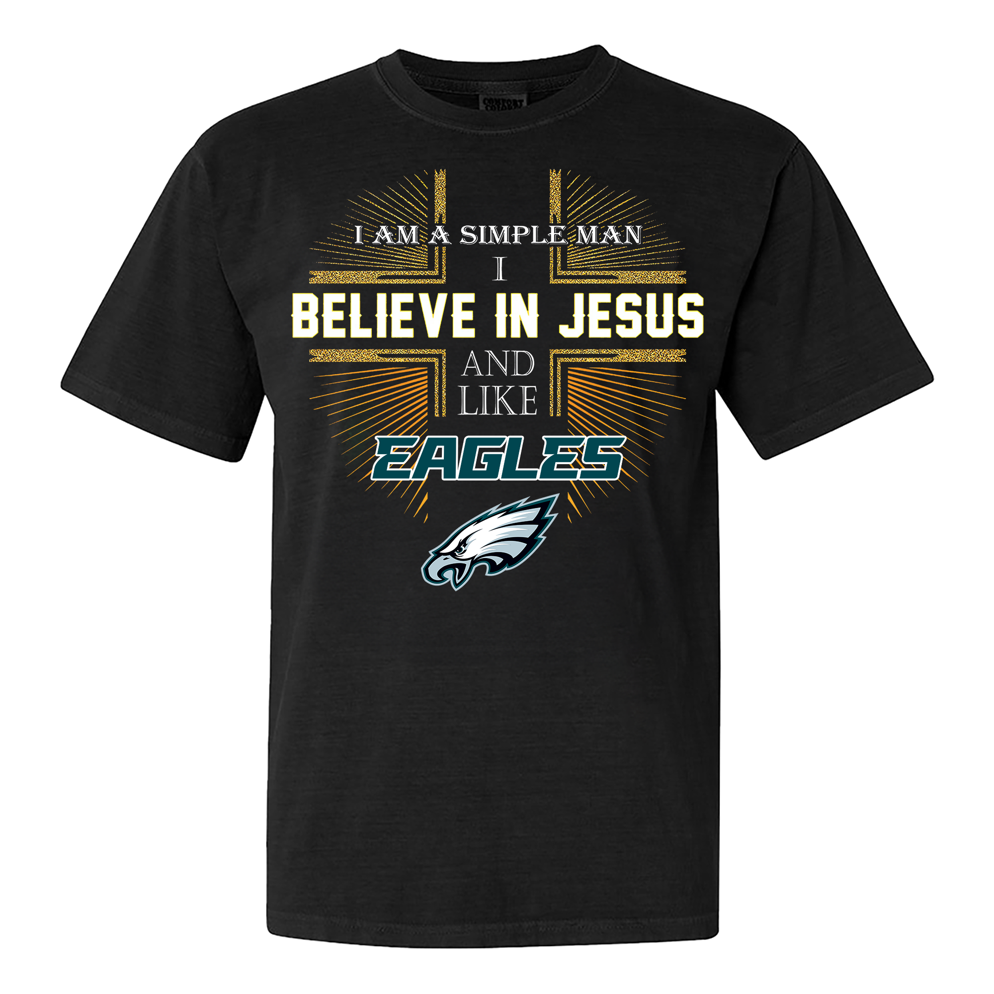 Philadelphia Eagles wordmark Believe in Jesus T-shirts PT64757